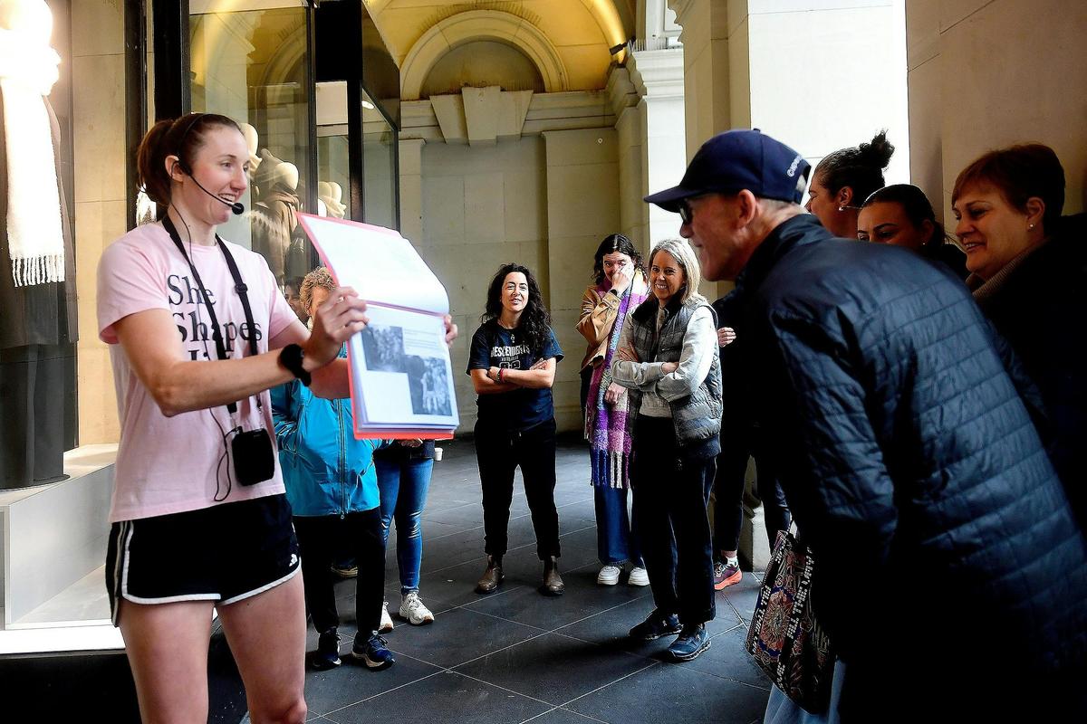A League of Her Own: Women in Sport Walking Tour with Local AFLW Player