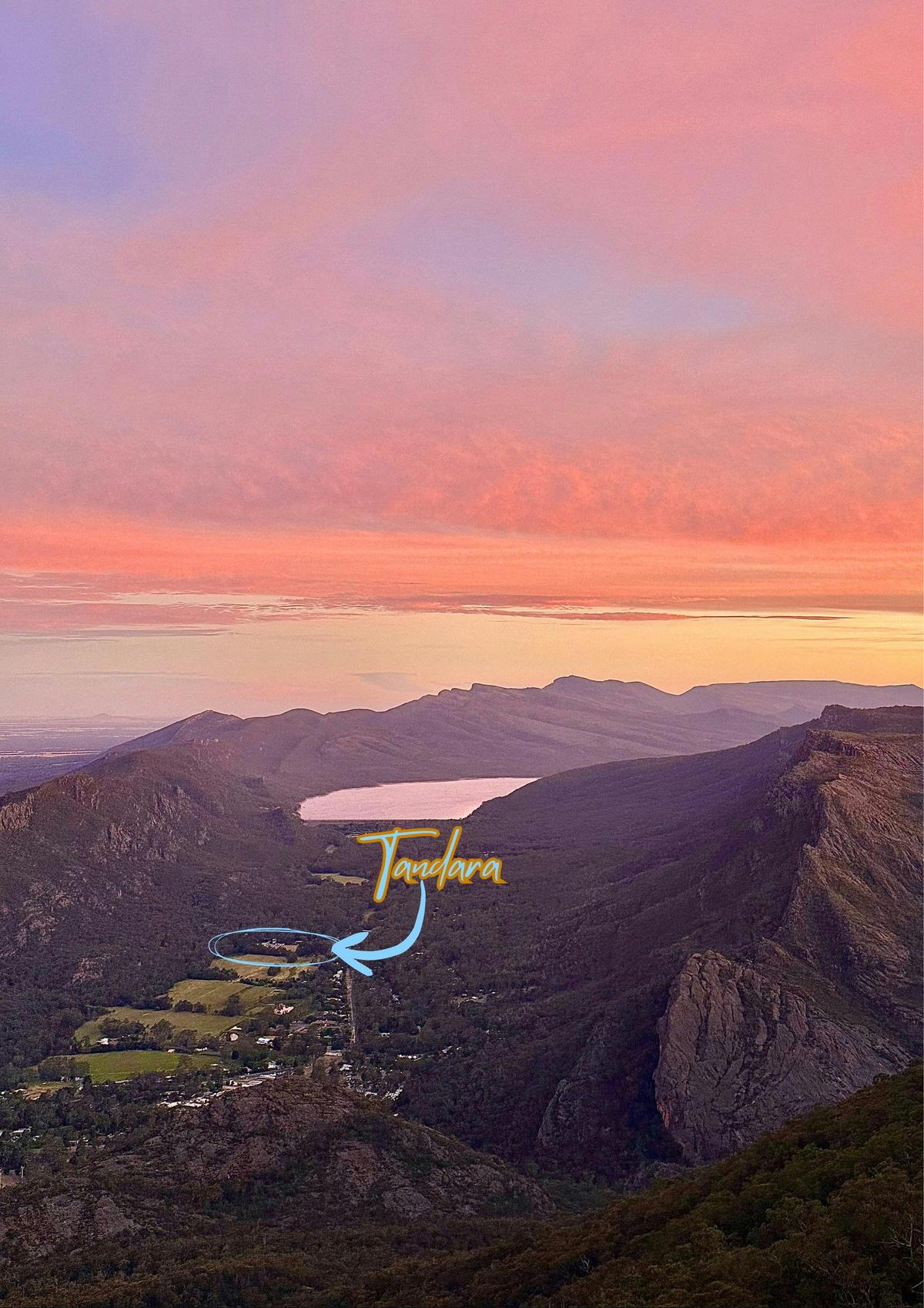 Grampians Sunset - Boroka Lookout