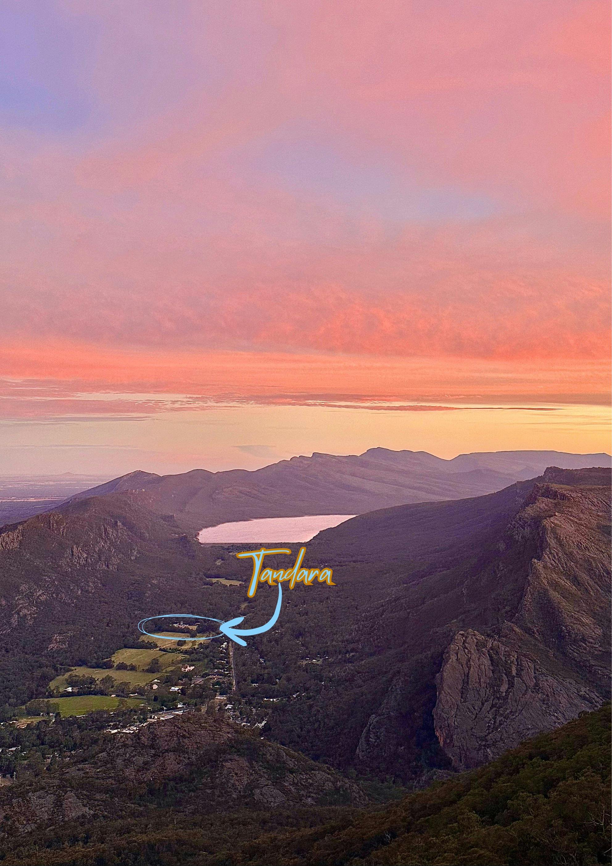 Grampians Sunset - Boroka Lookout