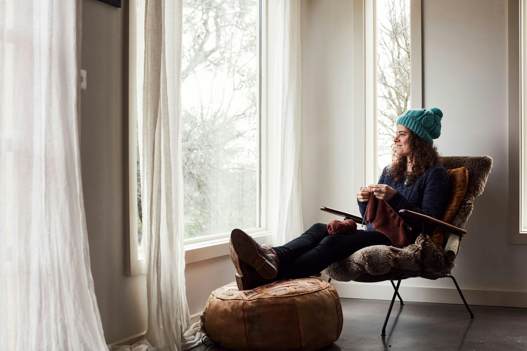 Knitting in The Stables Studio