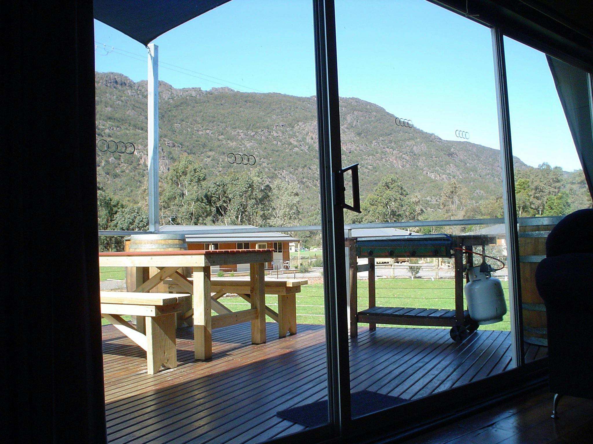 Beautiful views from the deck with barbecue