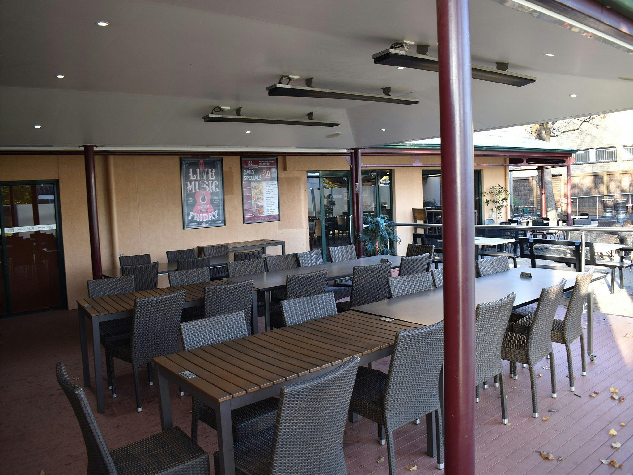 Swan Hill Club Outside Undercover Area
