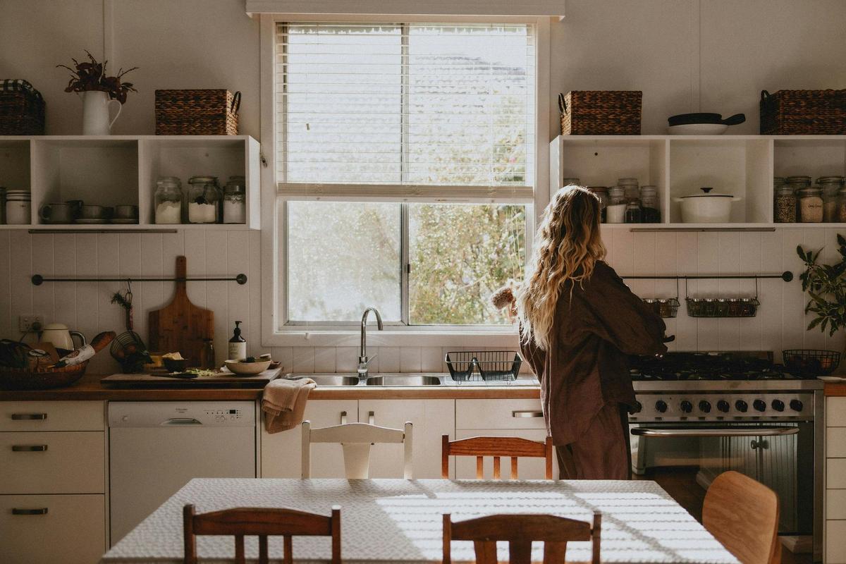 The heart of the home. Kitchen is well stocked with basics for all your cooking needs.