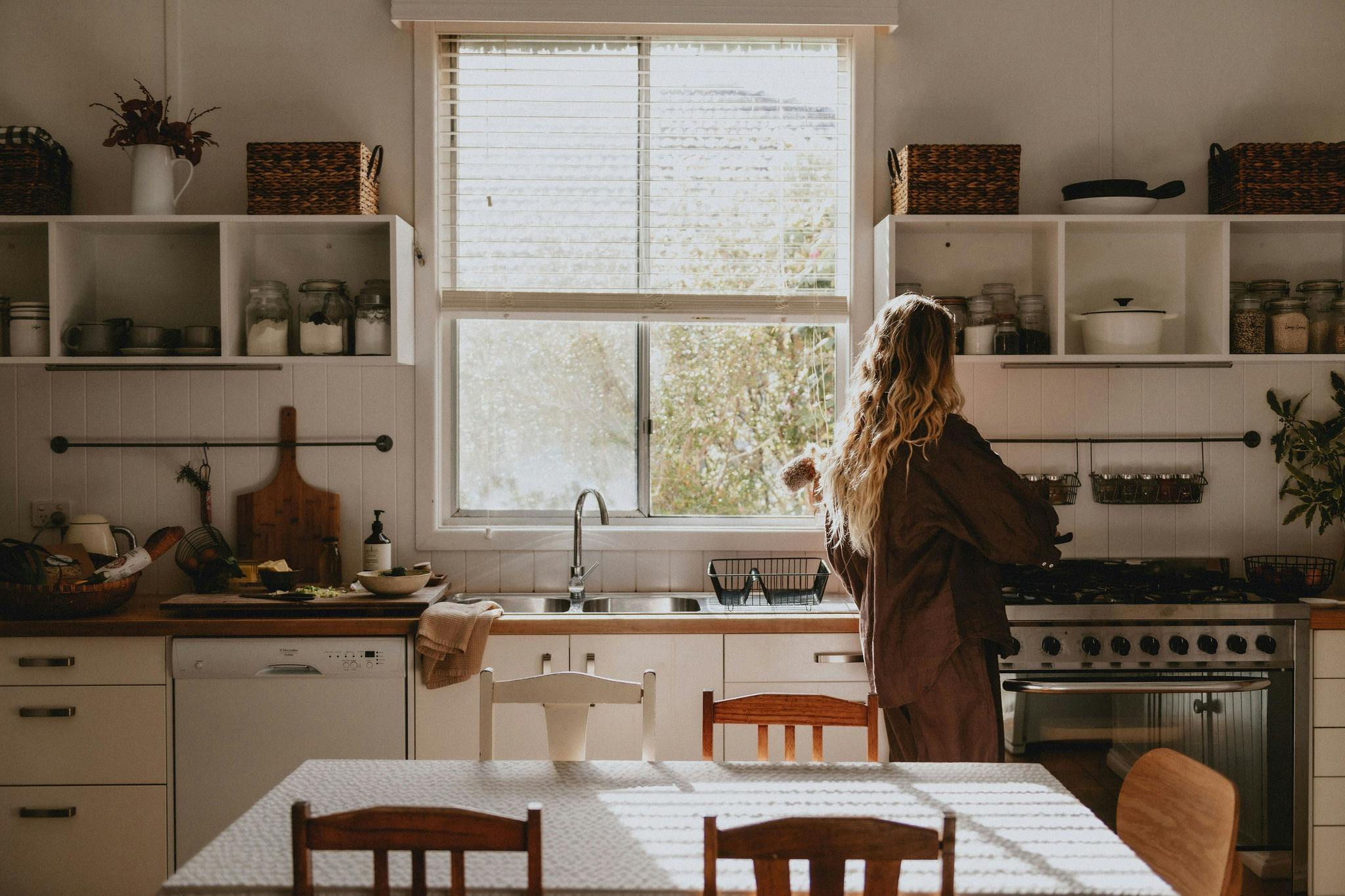 The heart of the home. Kitchen is well stocked with basics for all your cooking needs.