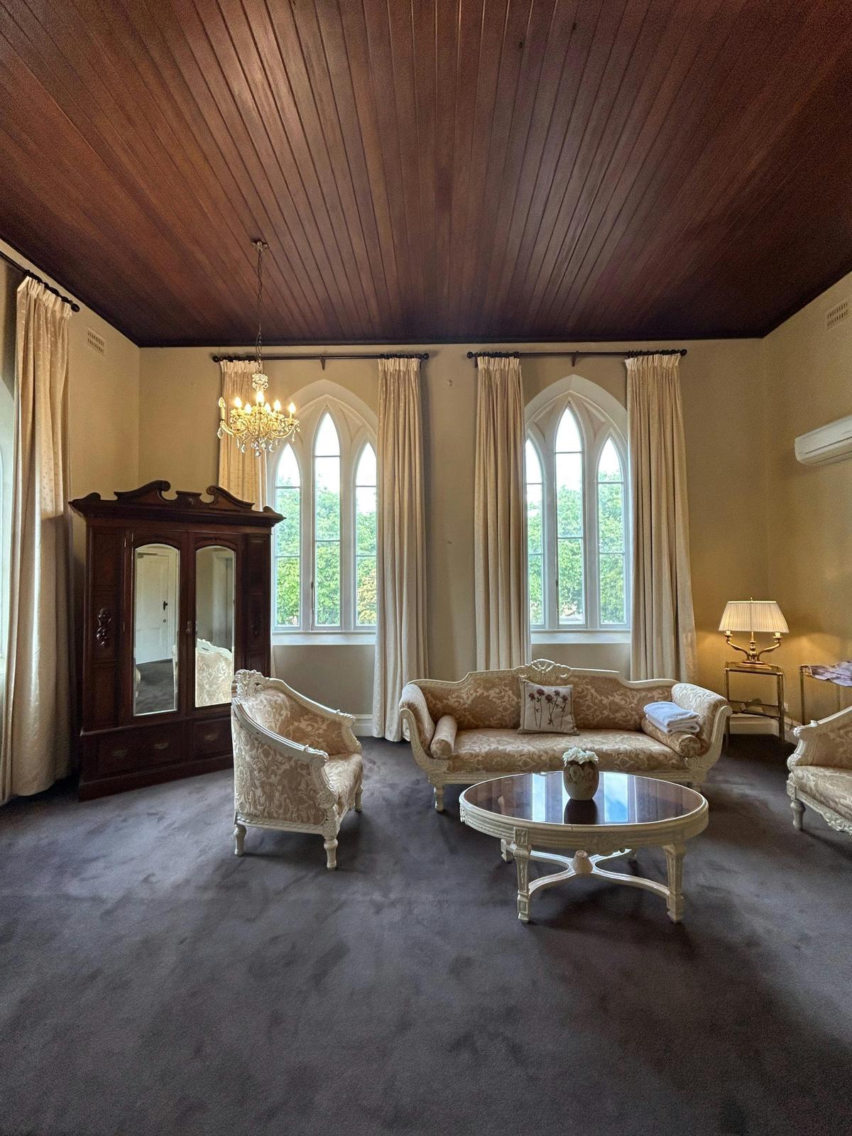 Sister Leone's Room seating area alternative view