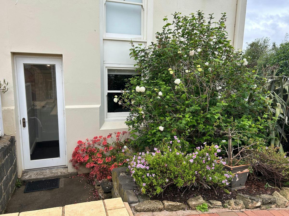 The Garden Room stairs entrance