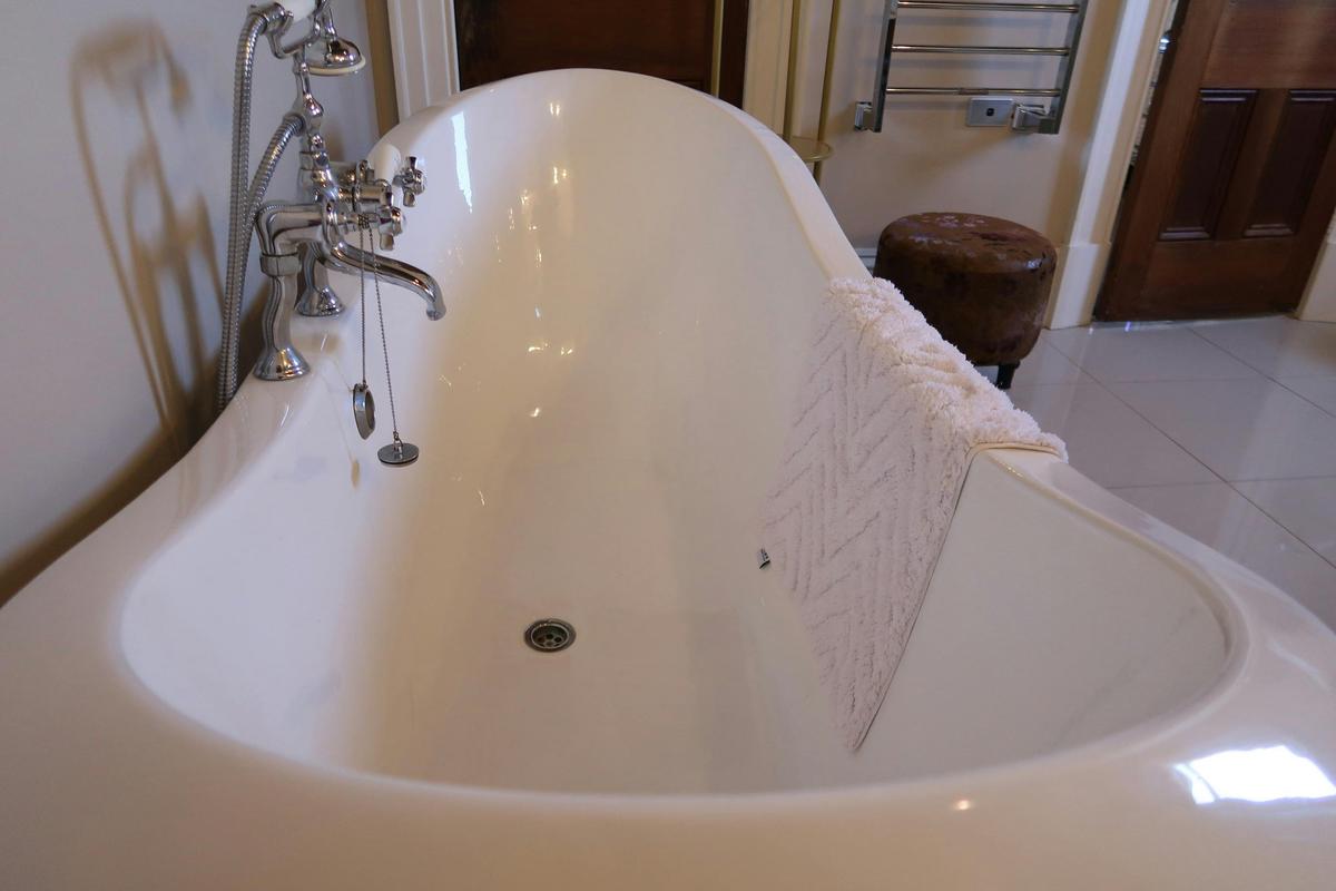 Sister Angelica's Room bath in bathroom