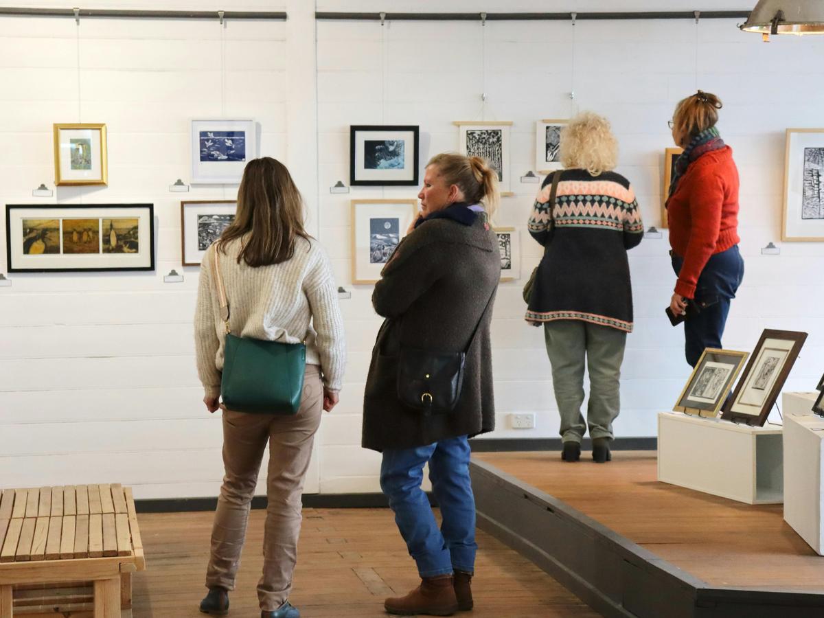 Exploring local emerging artist works in our gallery