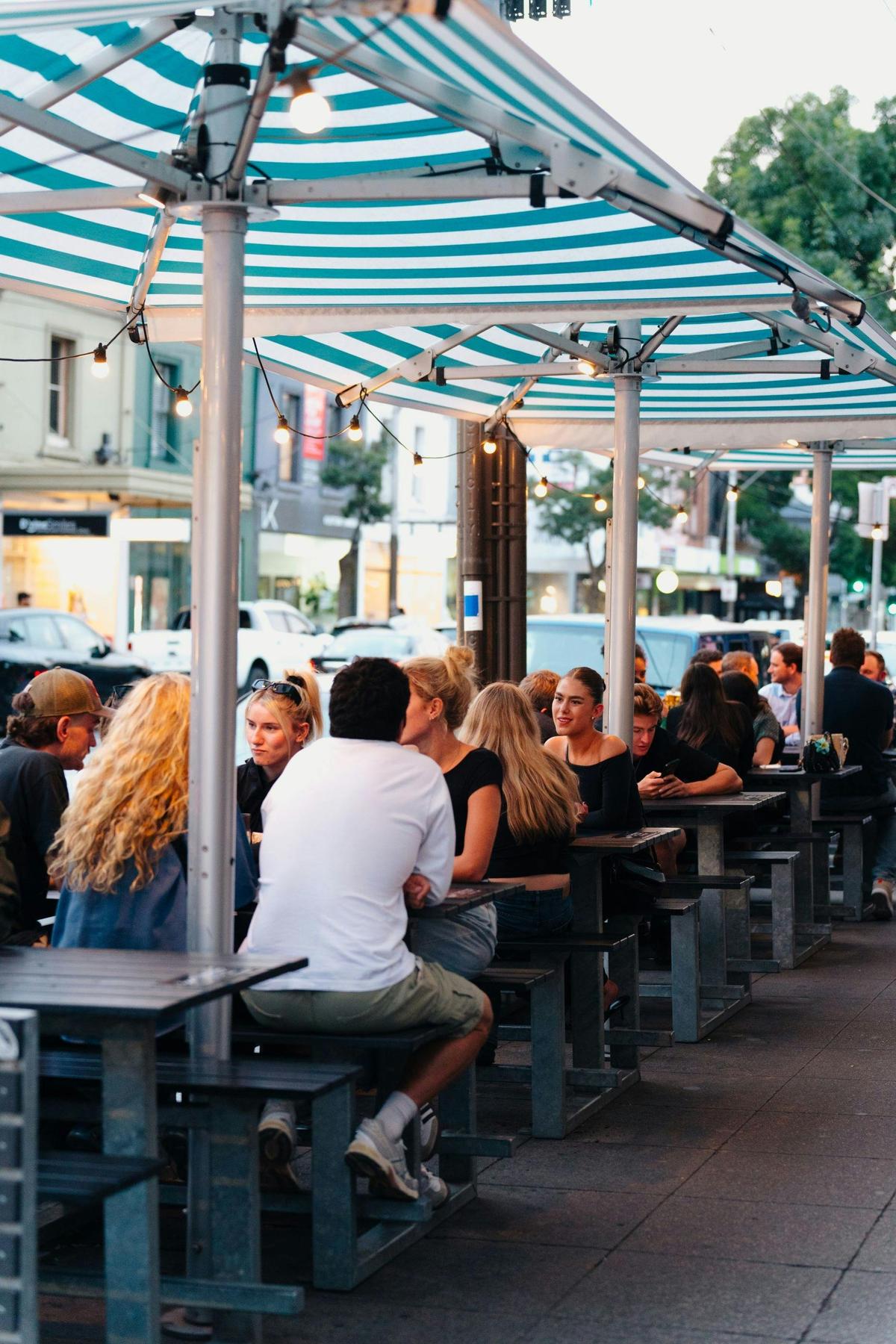 Outdoor and indoor seating