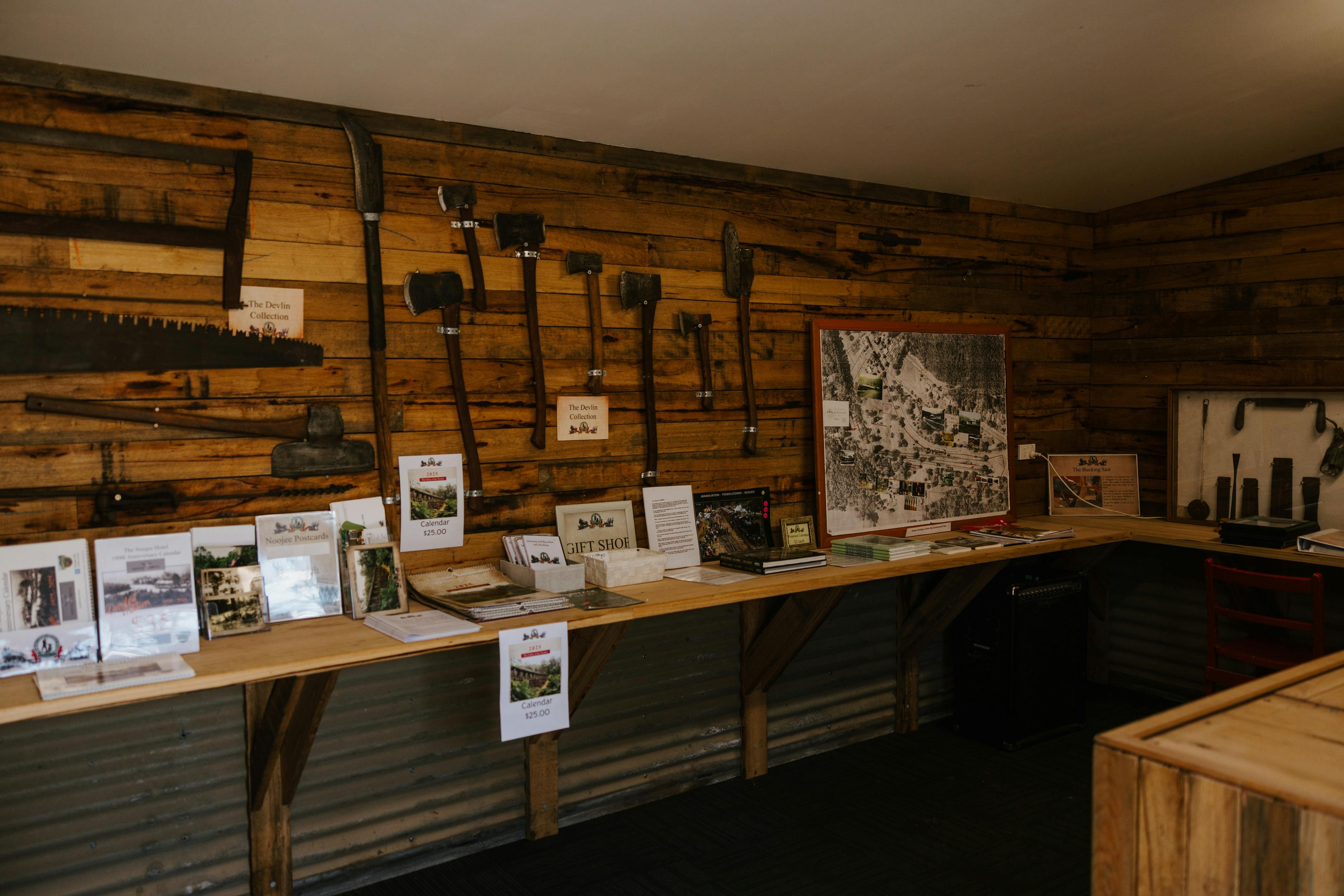 Display Inside the Platform & Goods Shed
