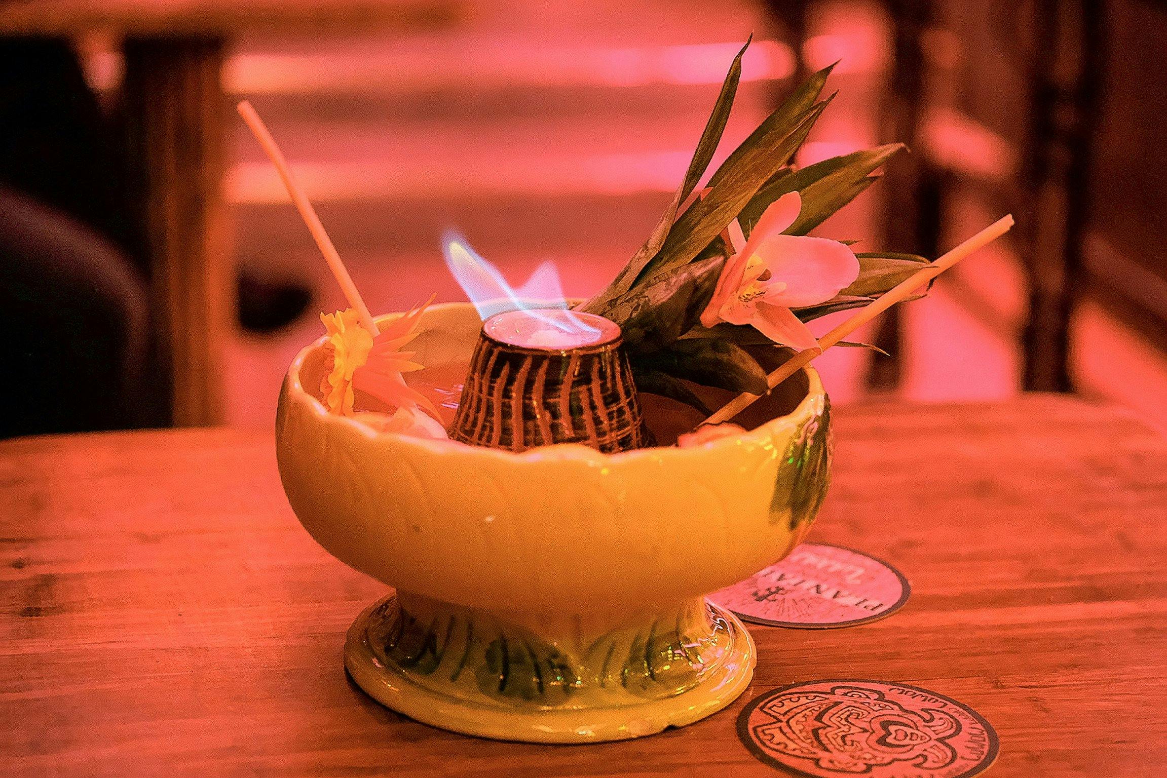 Voodoo Volcano: Cocktails for couples to share.