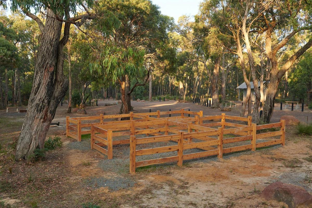 Tanners Road campground horse yard