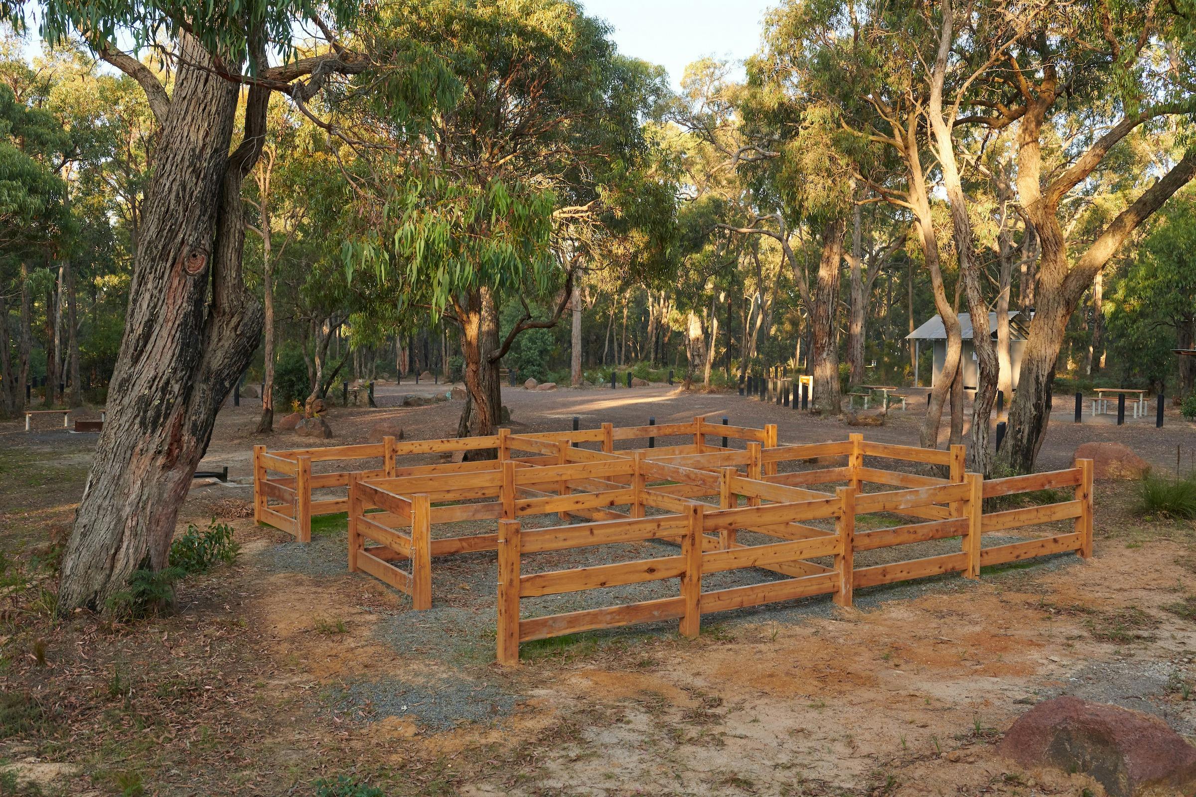 Tanners Road campground horse yard