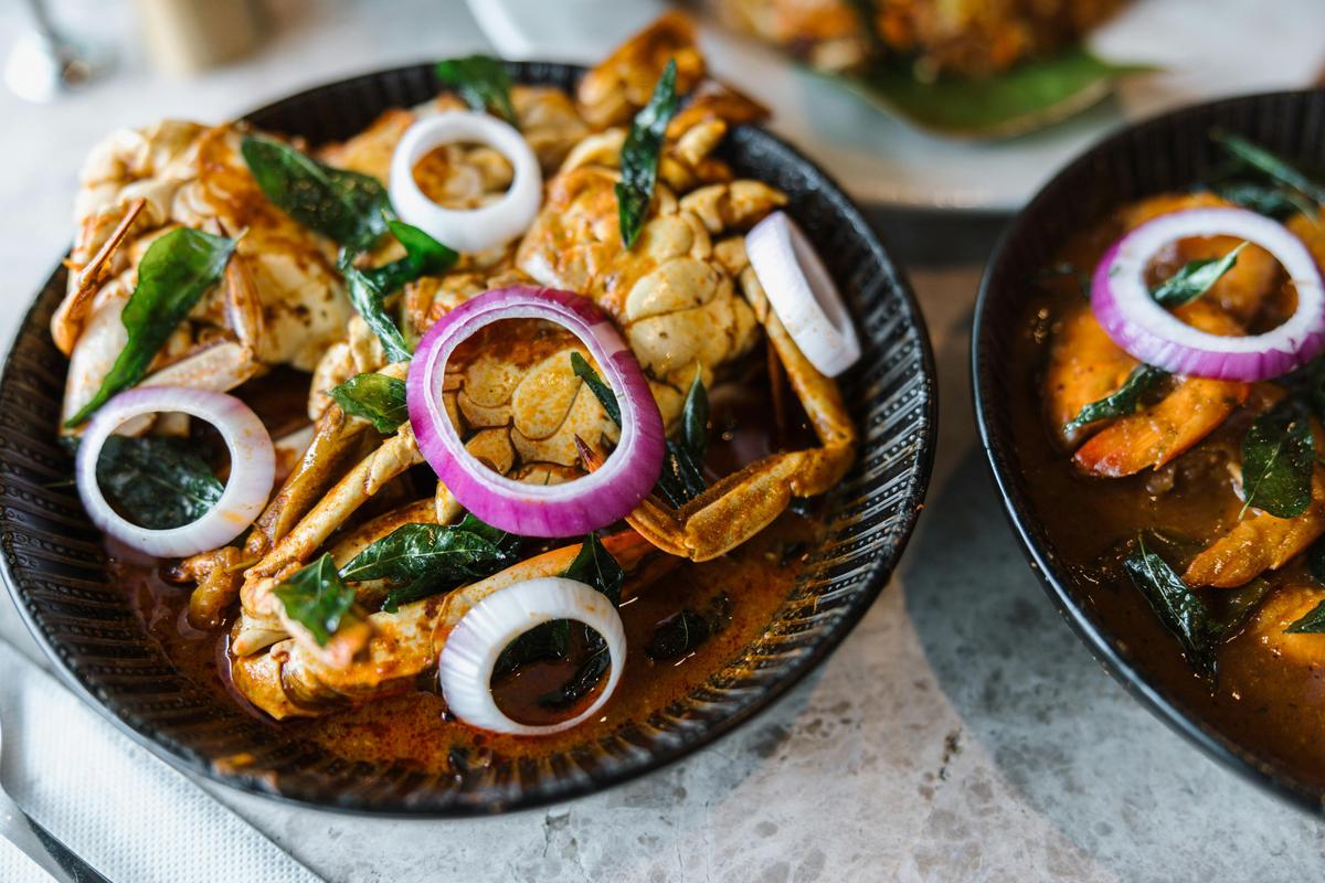 Crab curry