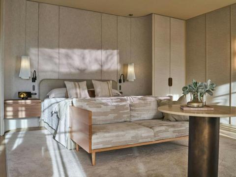 Bedroom at  Alba Thermal Springs & Spa