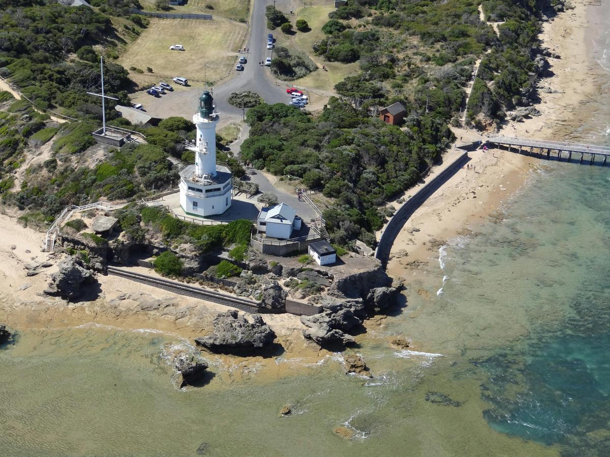 Flying past Pt Lonsdale Lighthouse