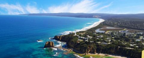 Tiger Moth World flight near Aireys Inlet