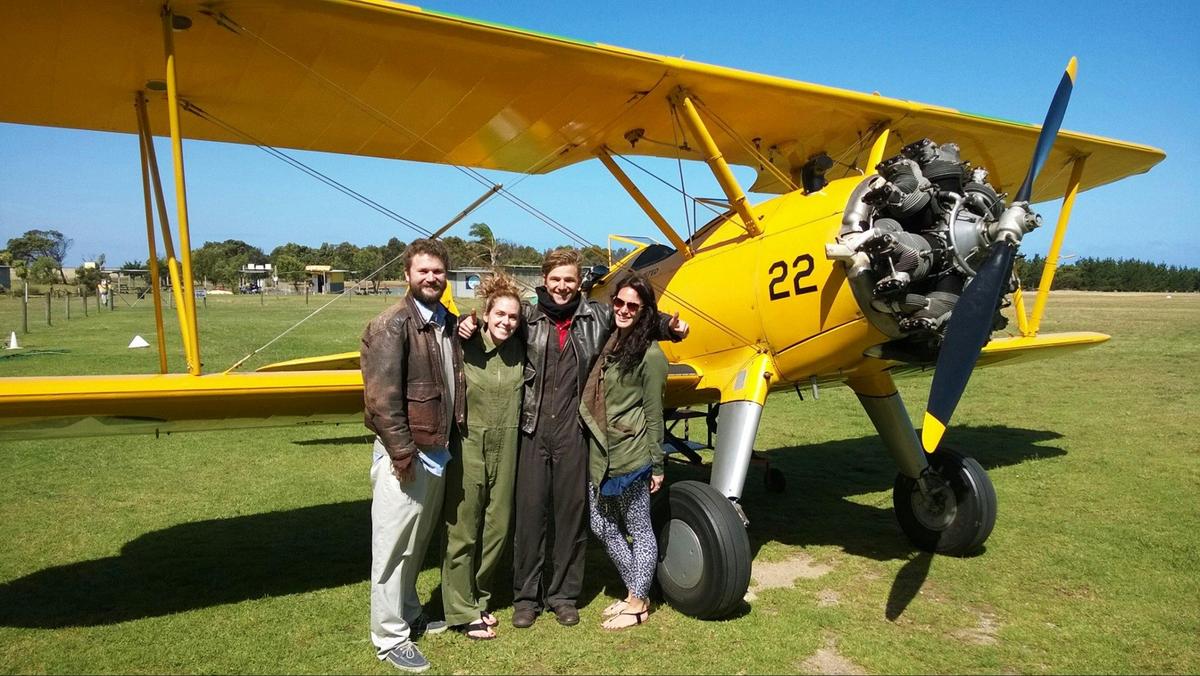 Tiger Moth World customers ready for flight