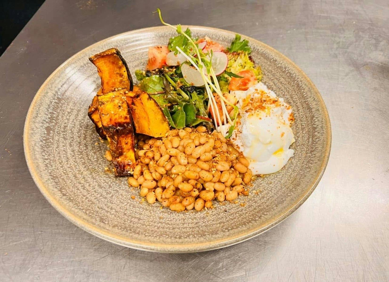 Dish served on a plate