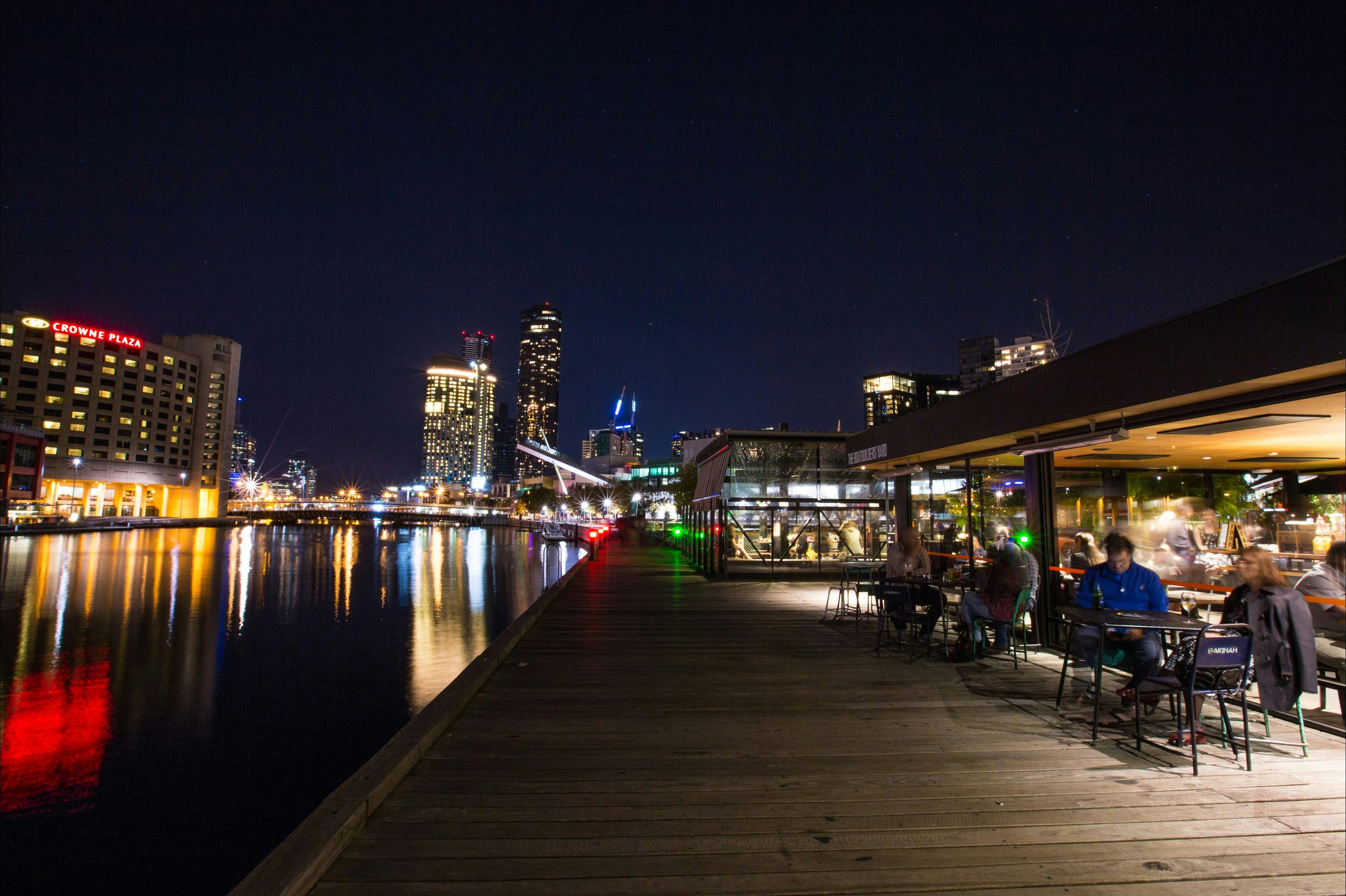 The Boatbuilders Yard by Night