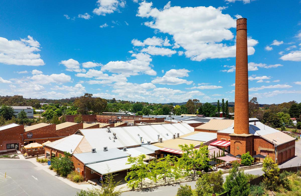 Aerial view of The Mill Castlemaine