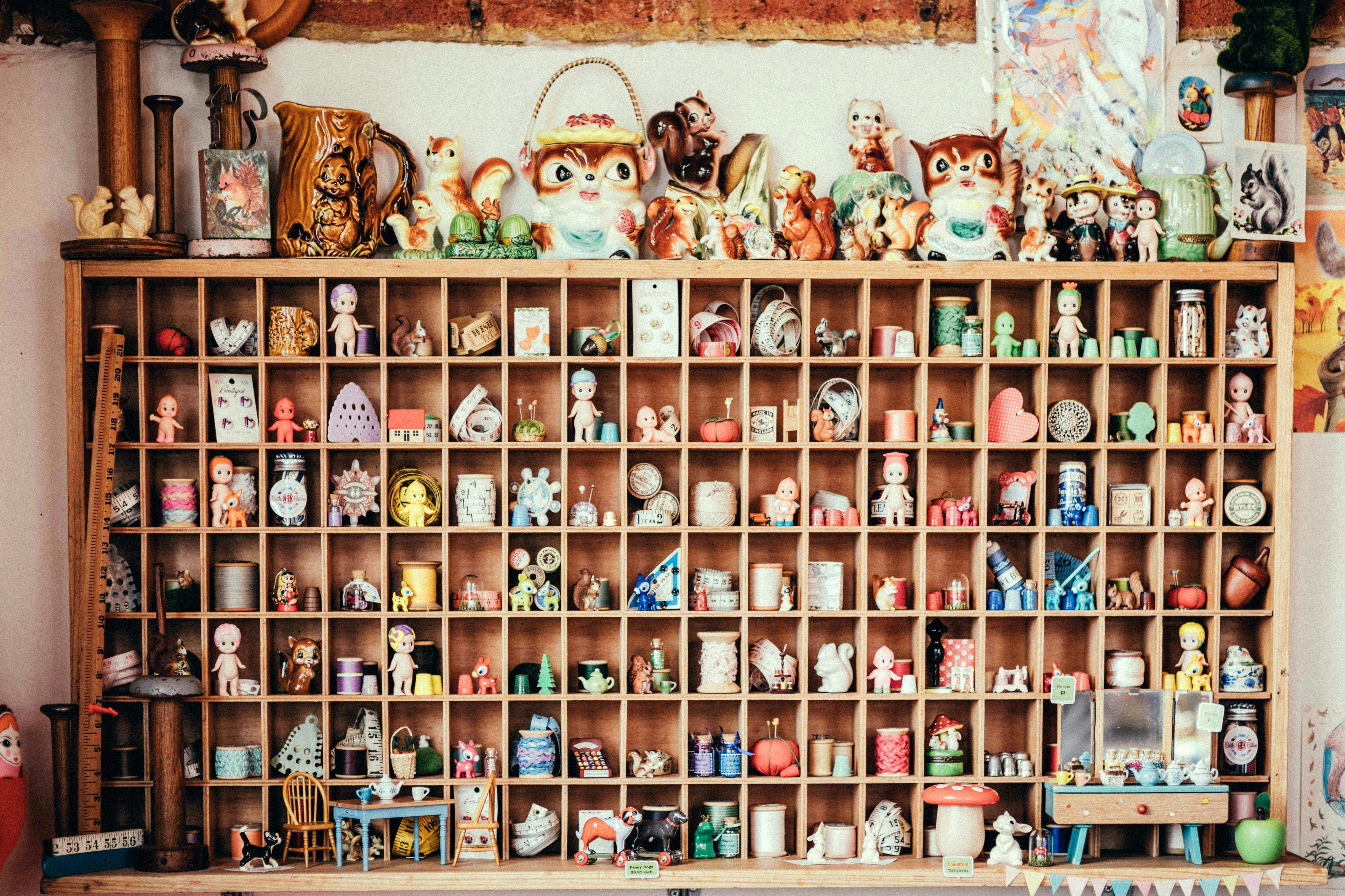 The Crafty Squirrel pigeon holes