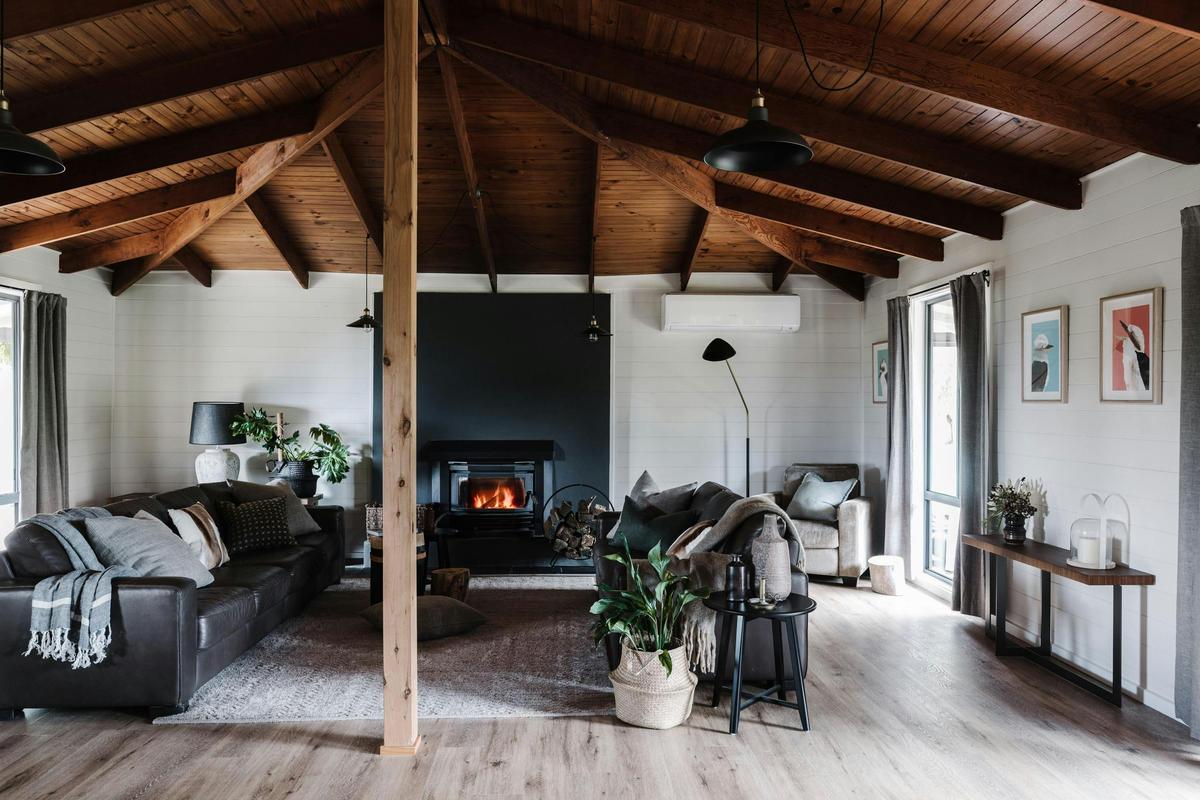 Gather your loved ones around the woodfire and settle in for fireside chats and board games