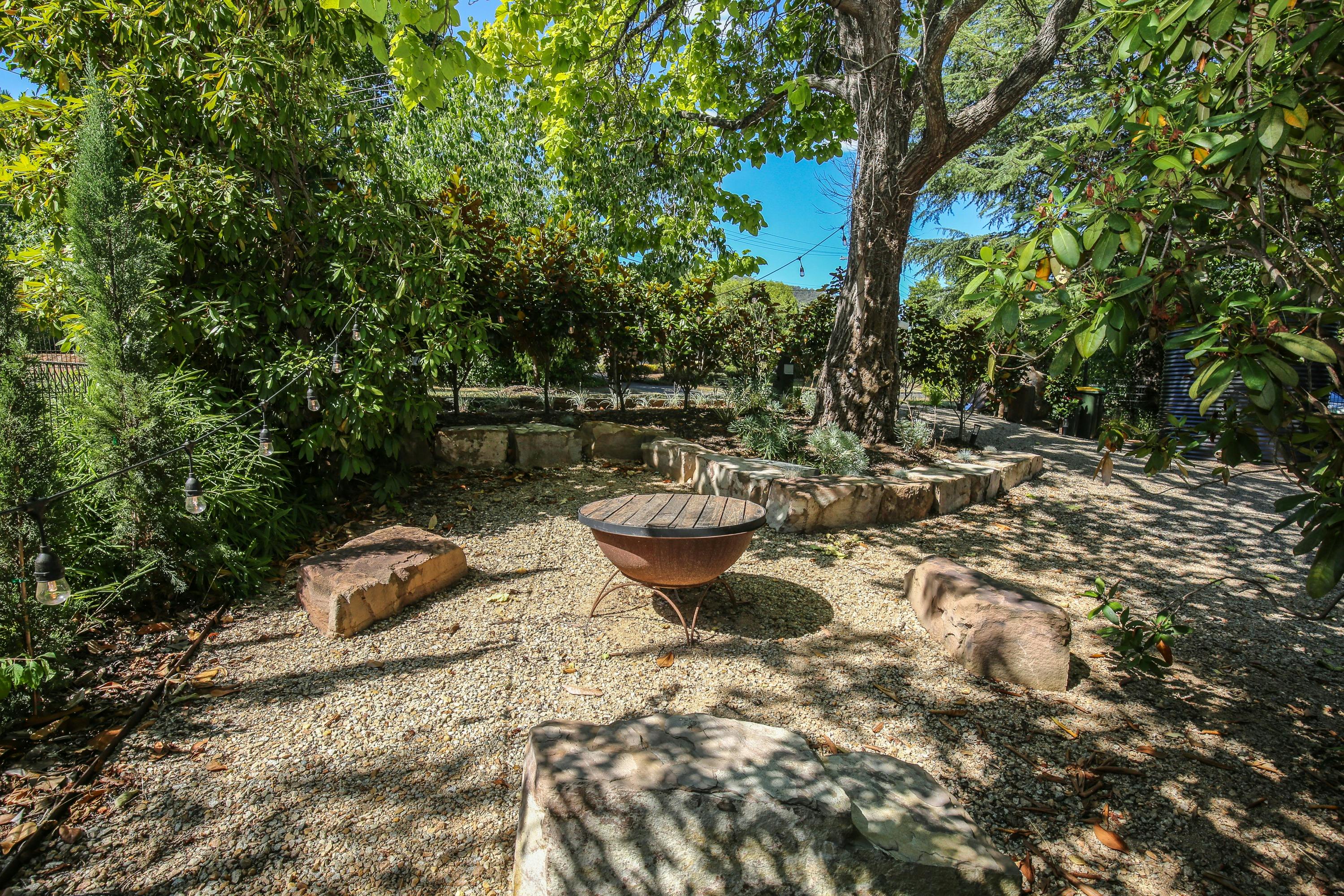 Maple Tiny Home firepit