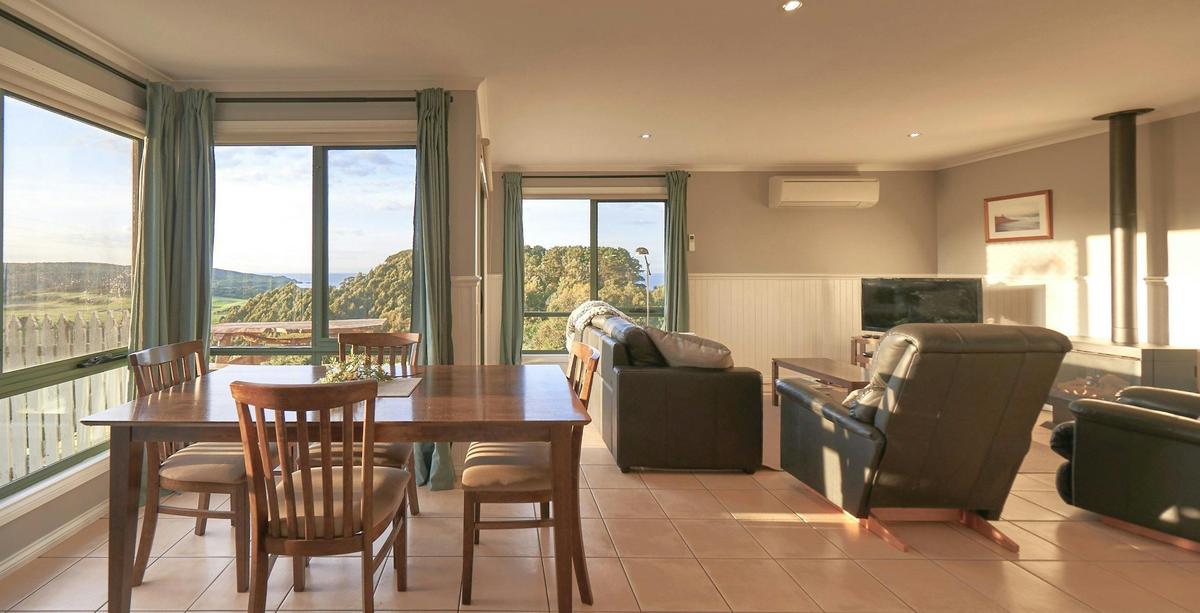 Light, bright and very comfortable living areas which are perfect for winding down.  Views included.