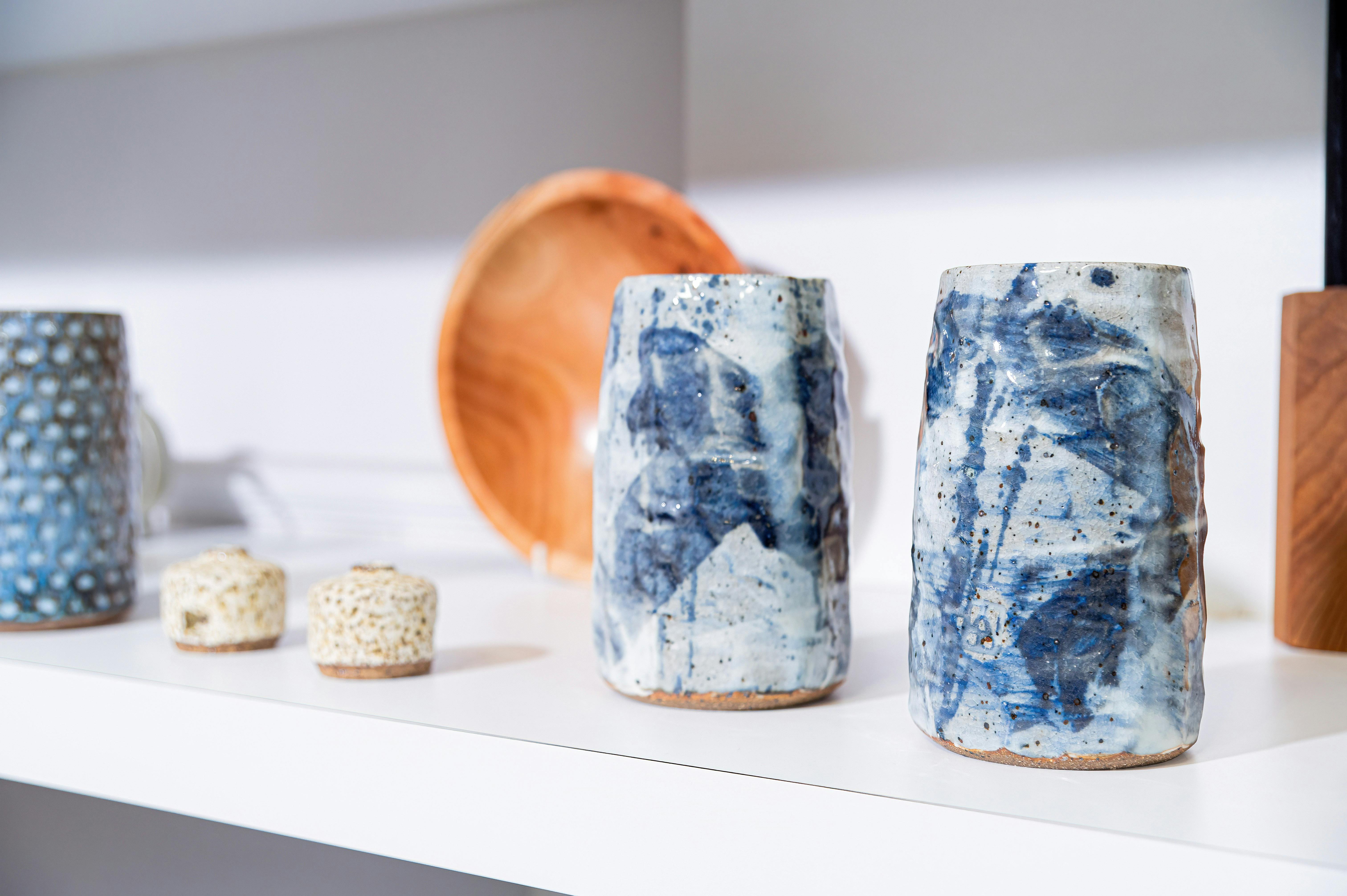 Photo of retail display of pottery