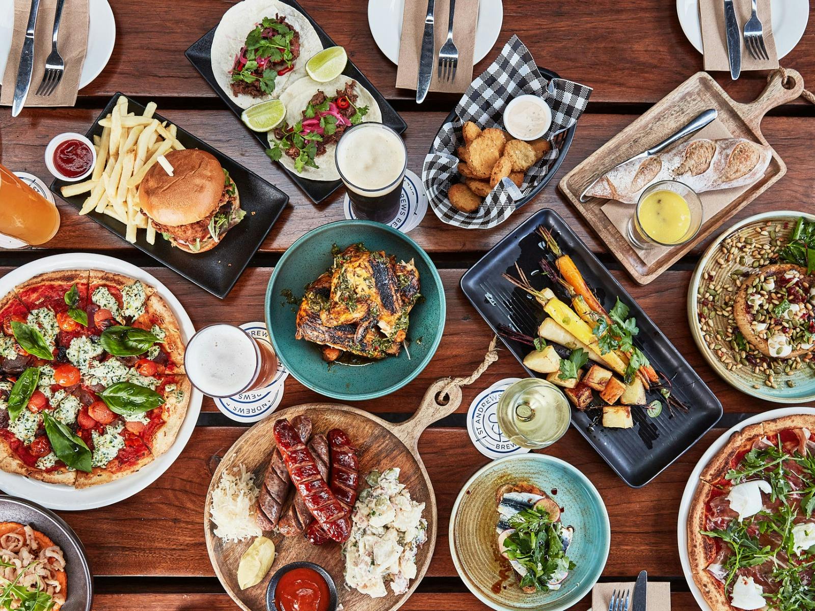 St Andrews Beach Brewery Food