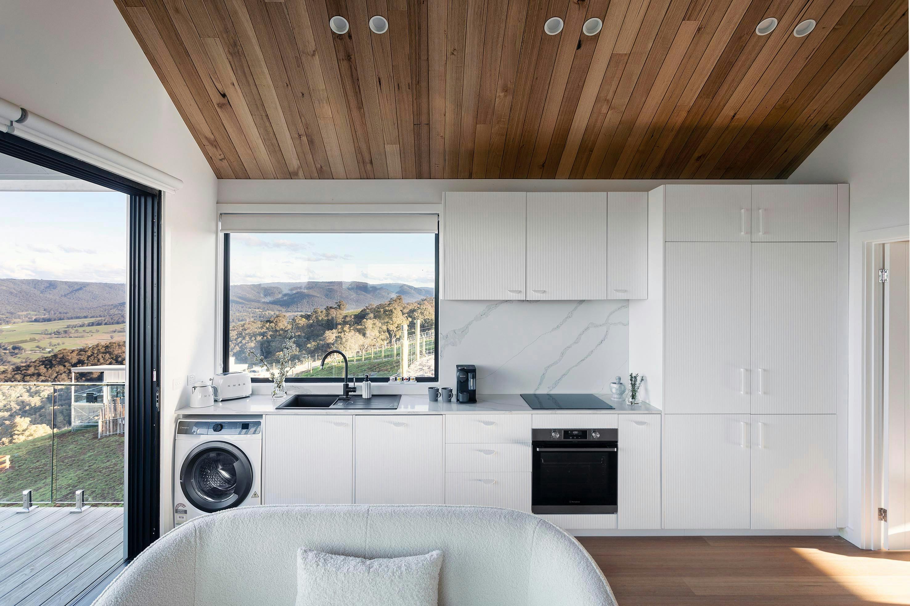 Kitchen at The Lookout by Mt Bellevue