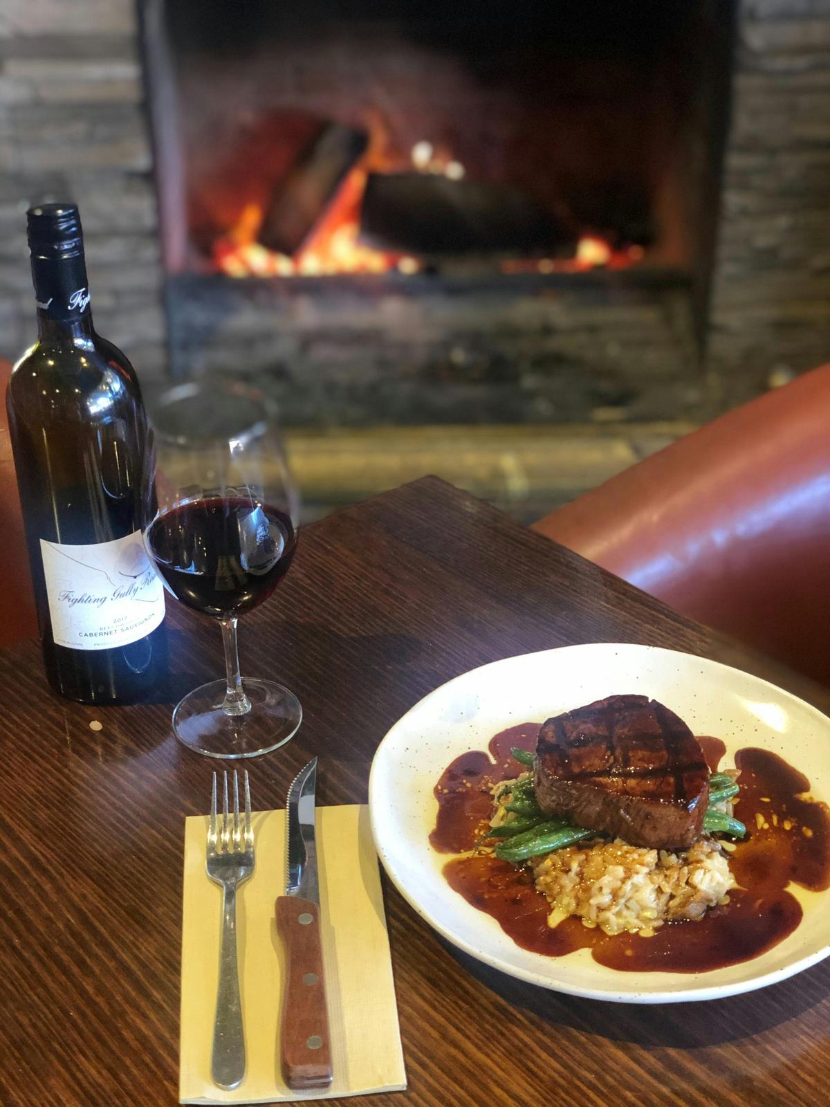 Steak by the Fire