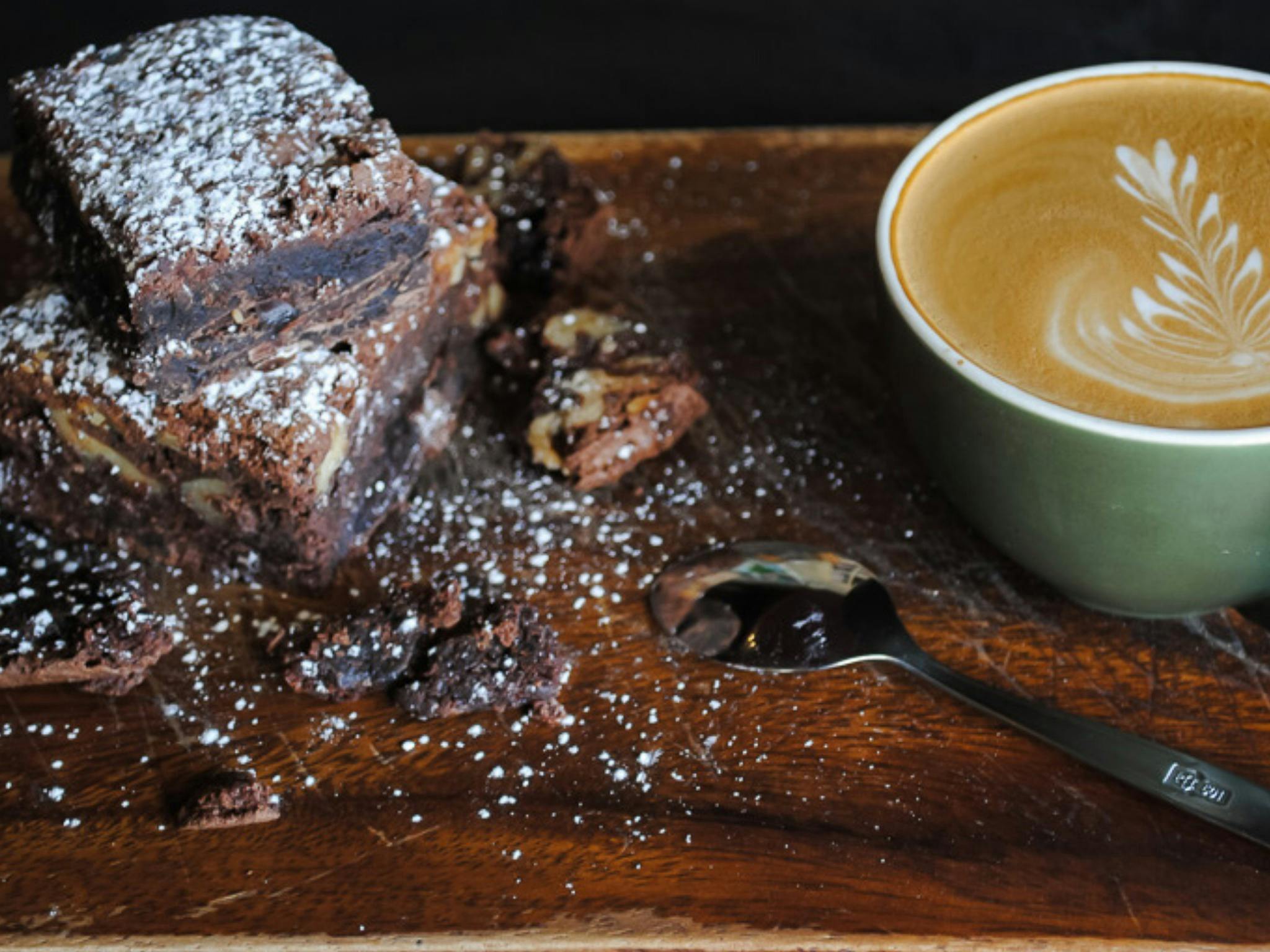 The Produce Store Coffee and Brownie