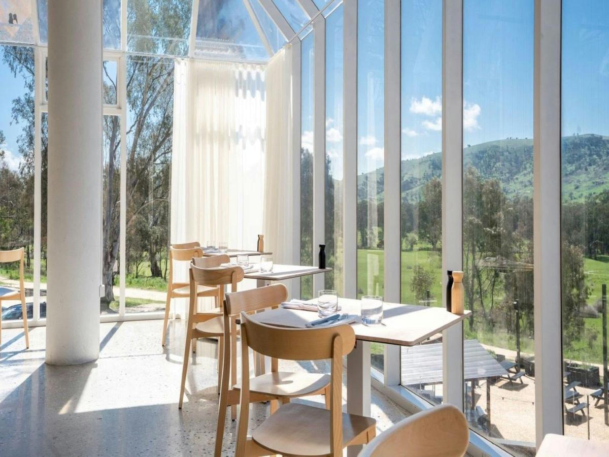 Wild Water restaurant with view of Goulburn Ranges at Trawool