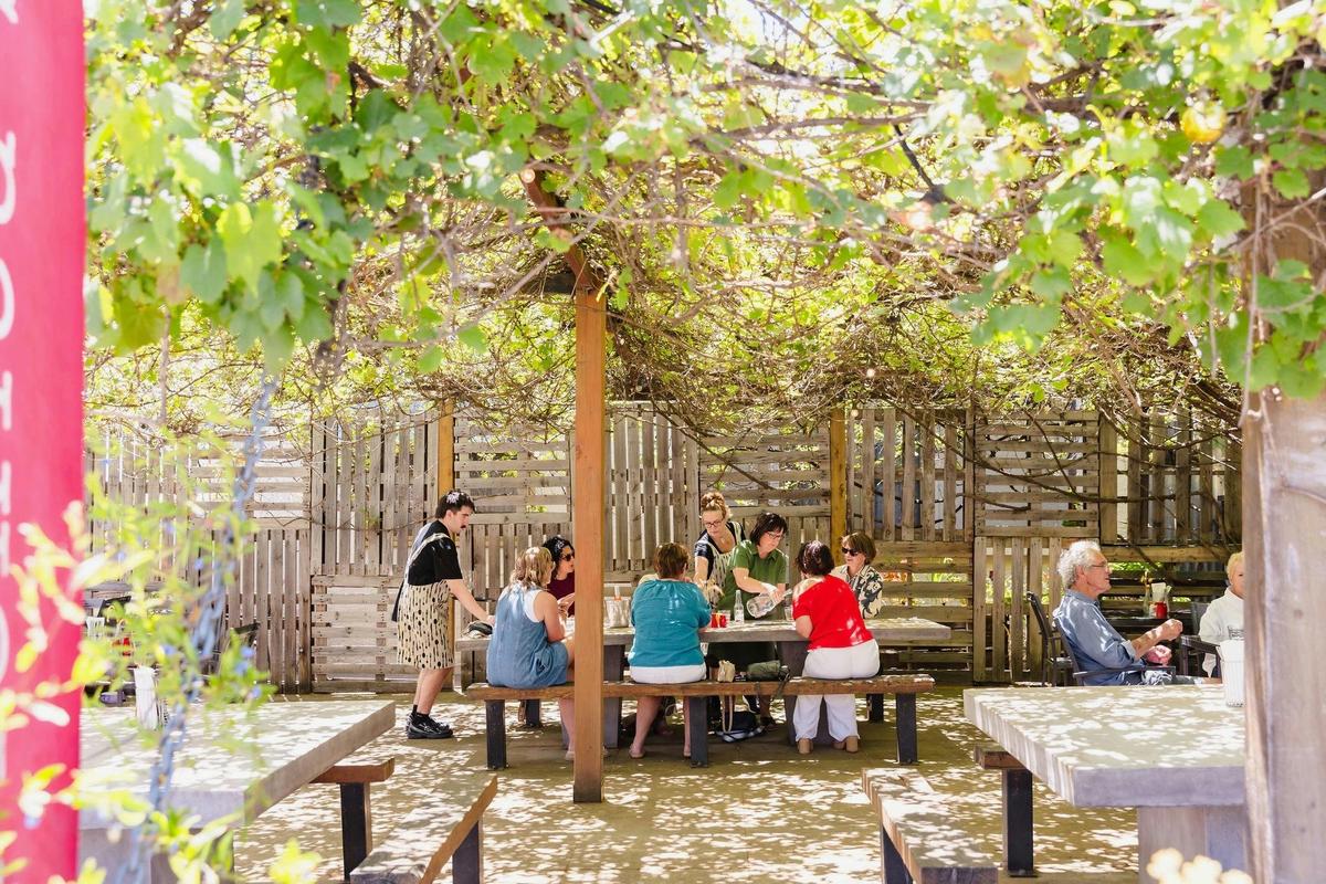 Outdoor courtyard