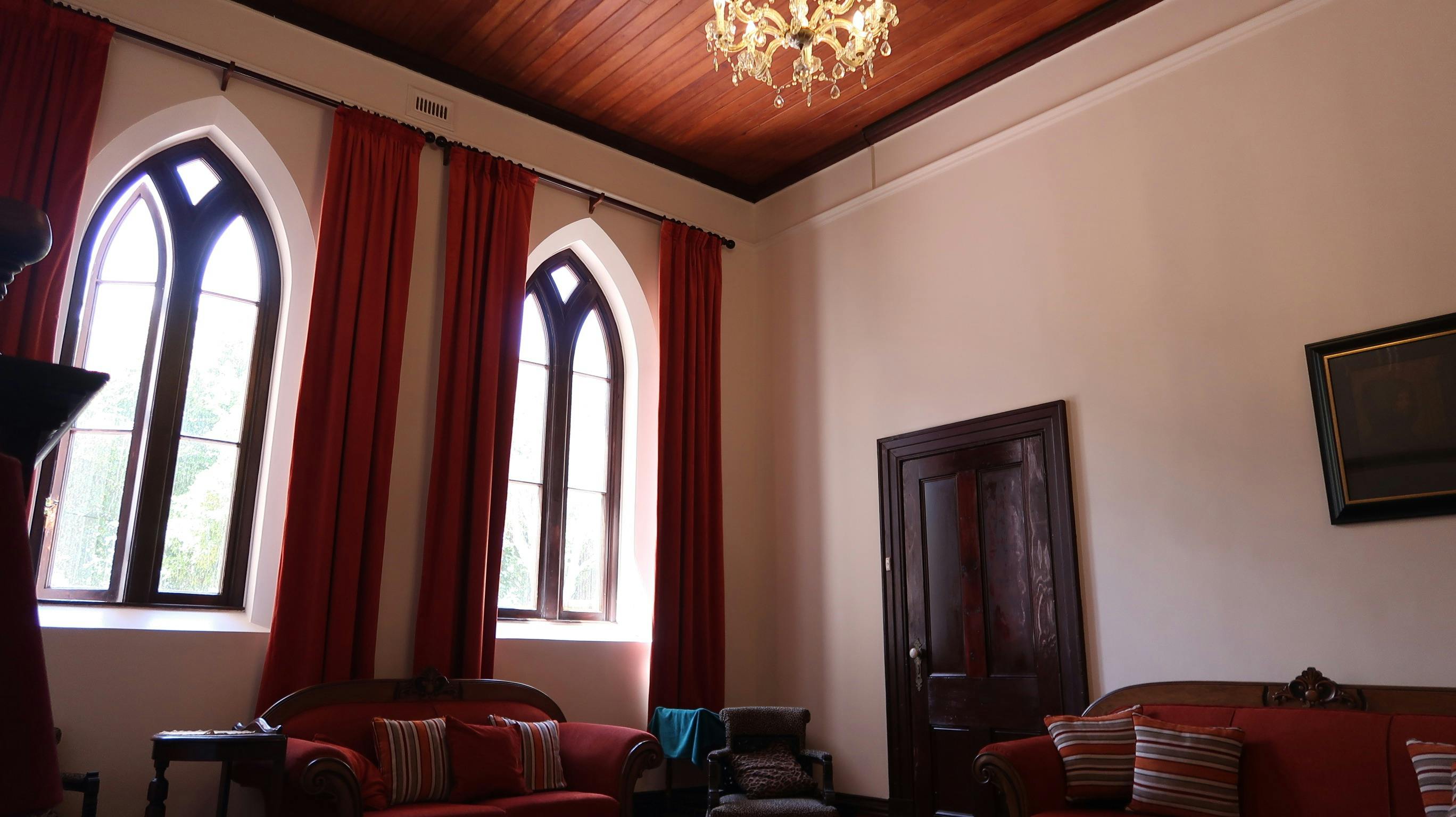 High Ceilings and Gothic Windows in Convent at Koroit