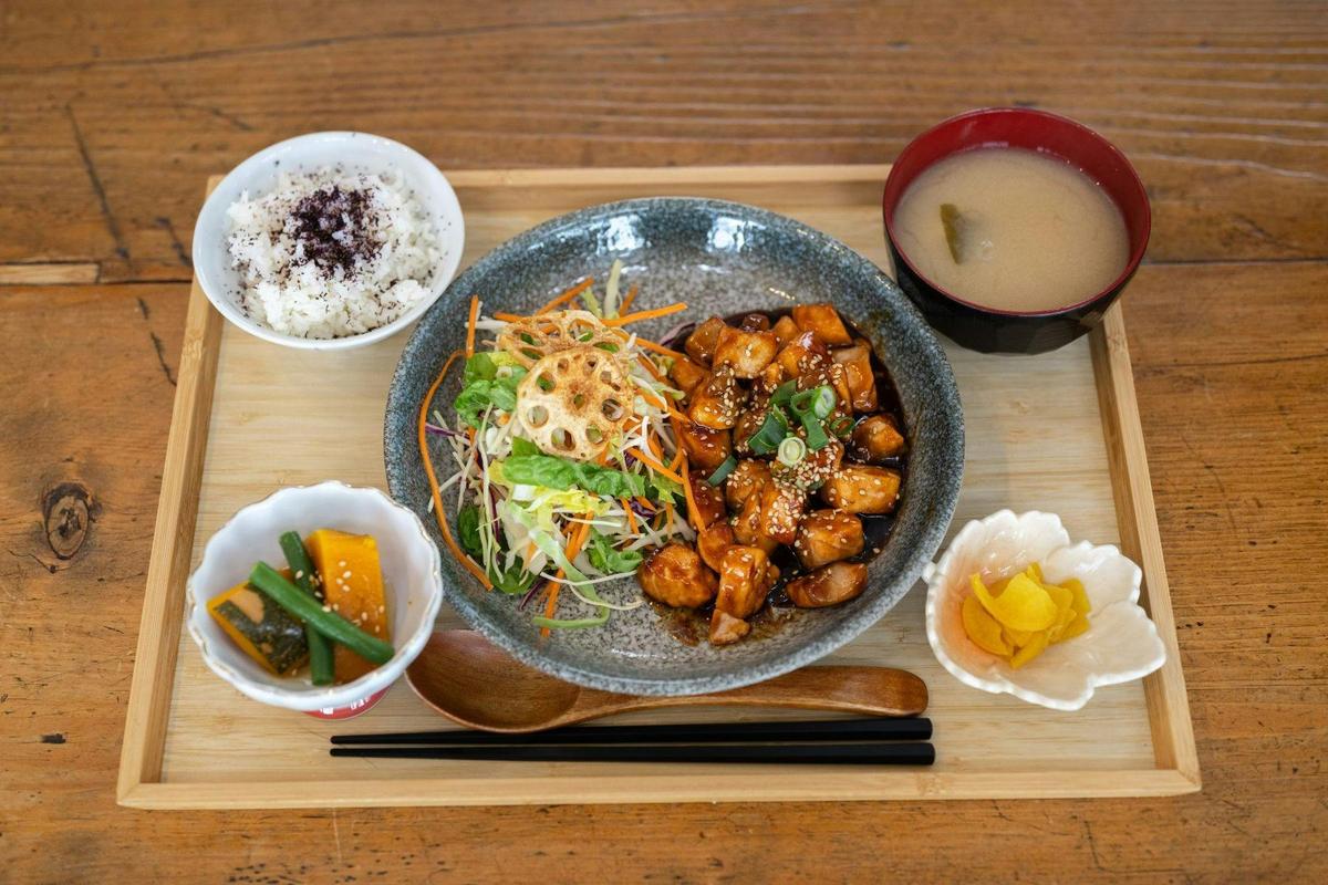 A Traditional Tei Shoku Set Meal.