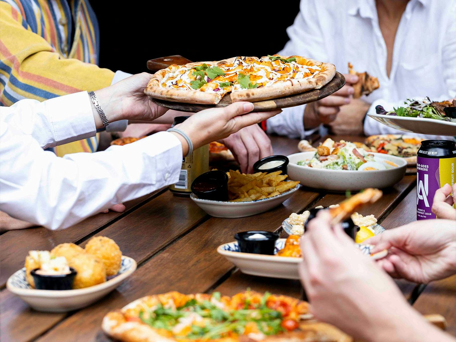 Urban Alley Brewery Pubstyle Food