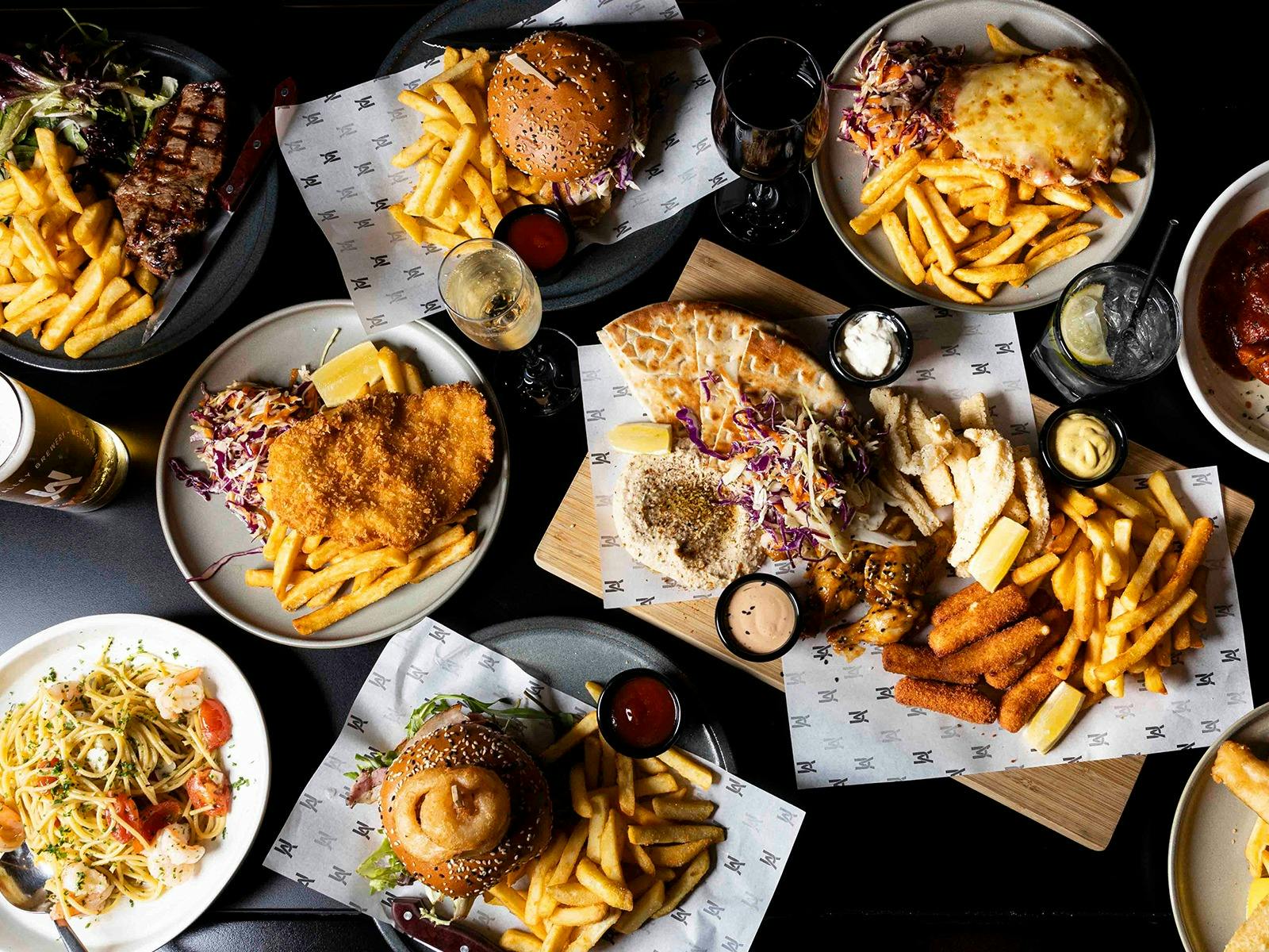 Urban Alley Brewery Pubstyle Food