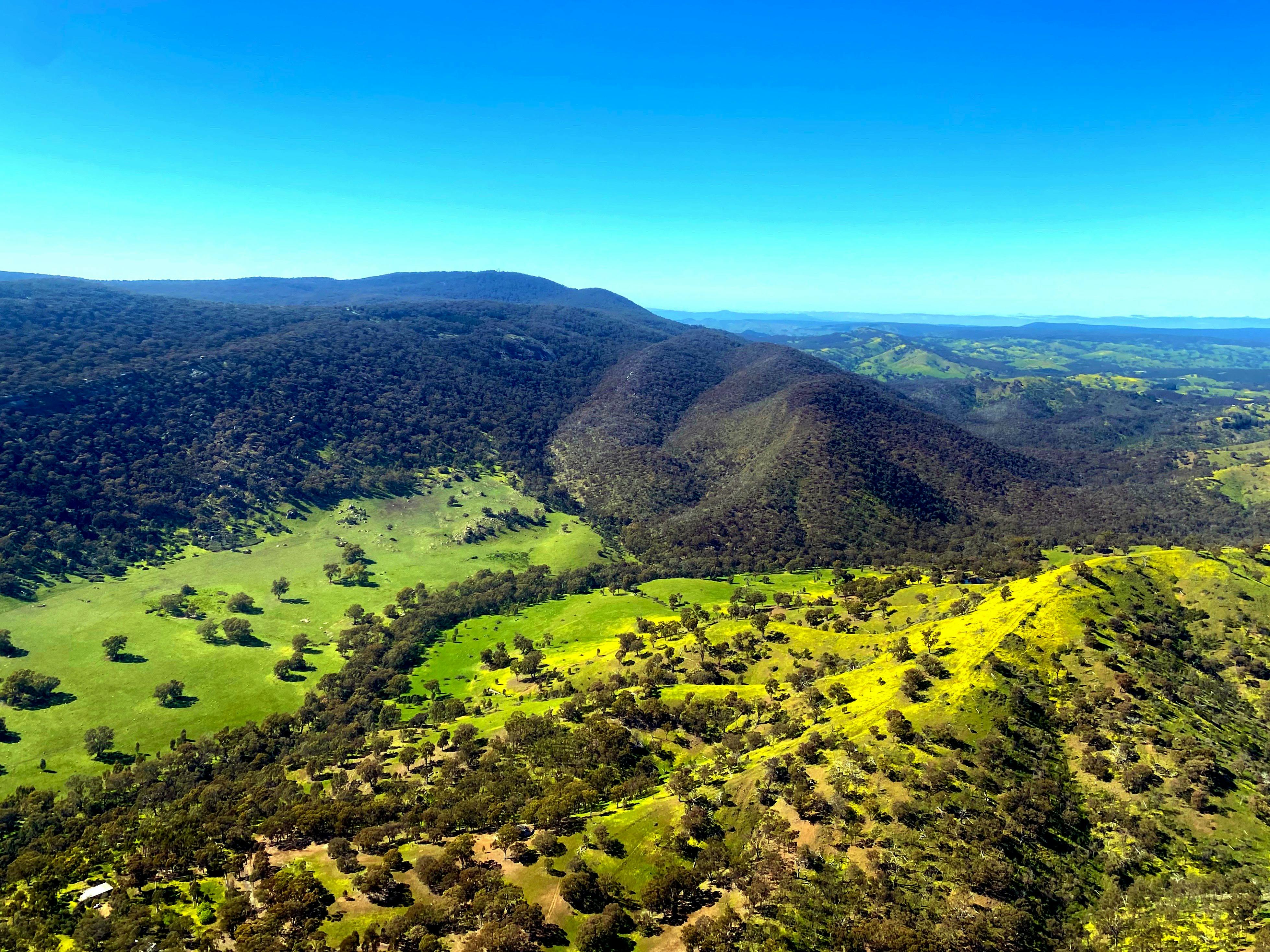 Tallarook Ranges Aerial View