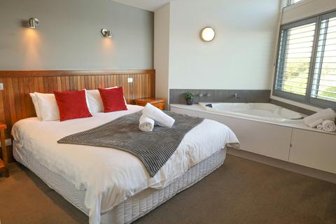 Master Bedroom with corner spa
