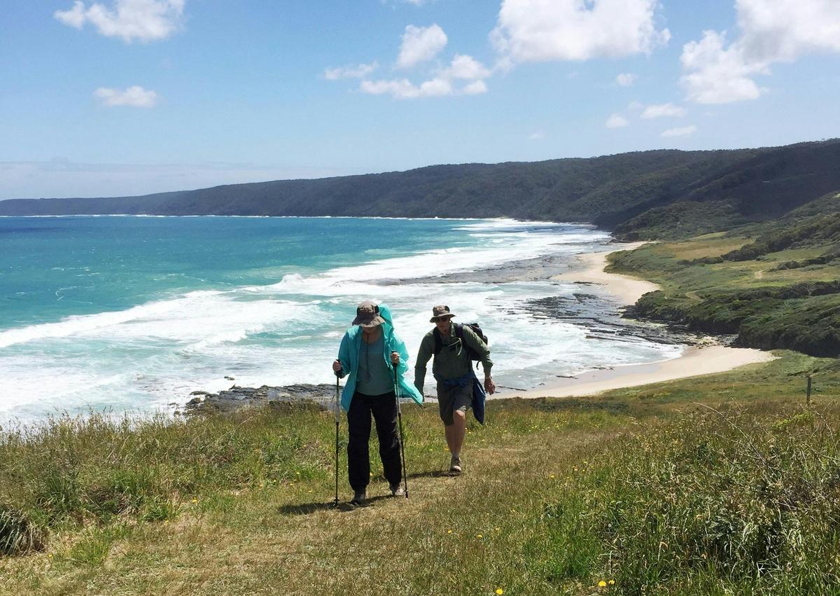 A little bit up on the Great Ocean Walk