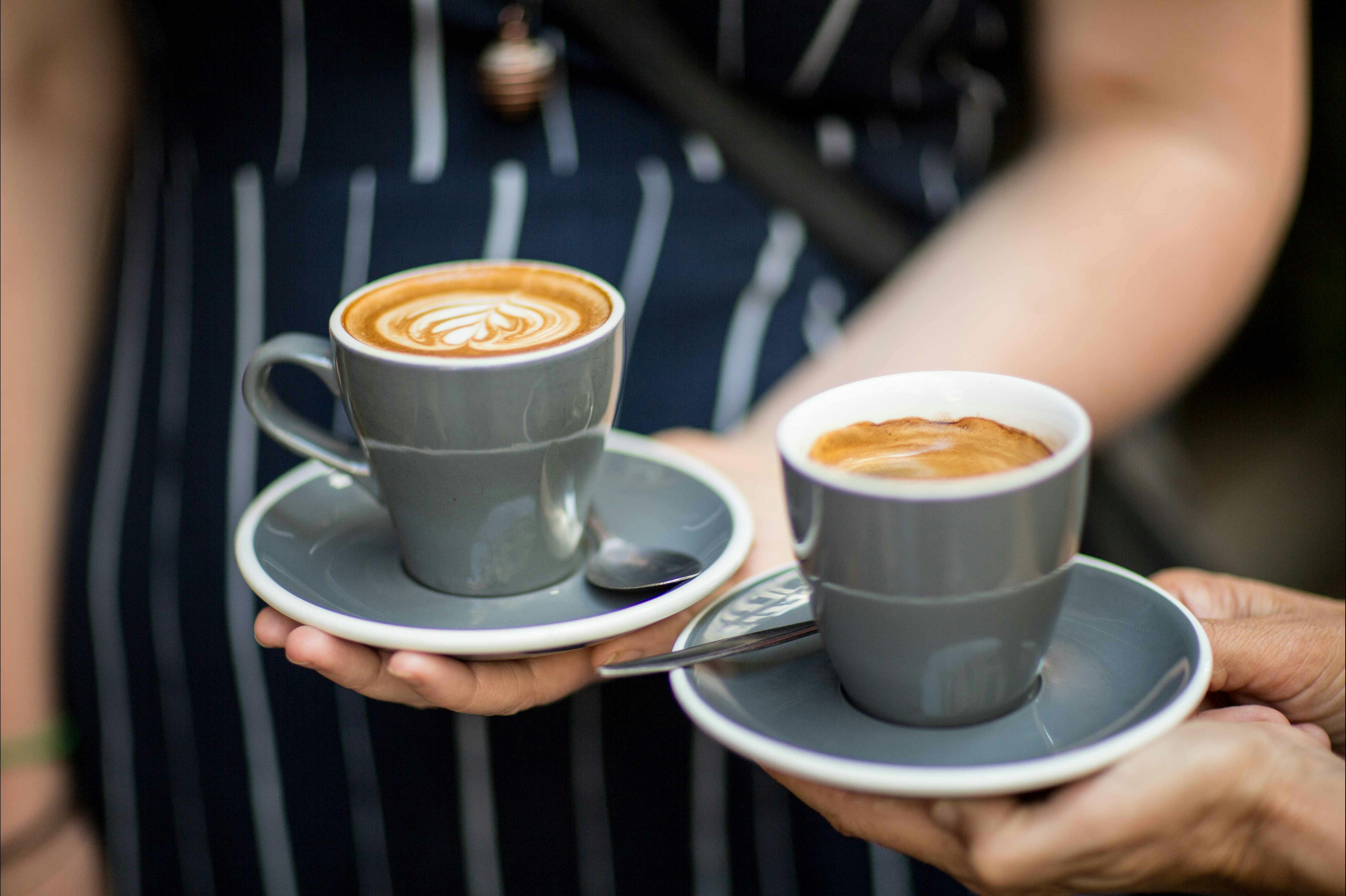 Enjoy a top quality "flat white" made by one of Melbourne's top baristas