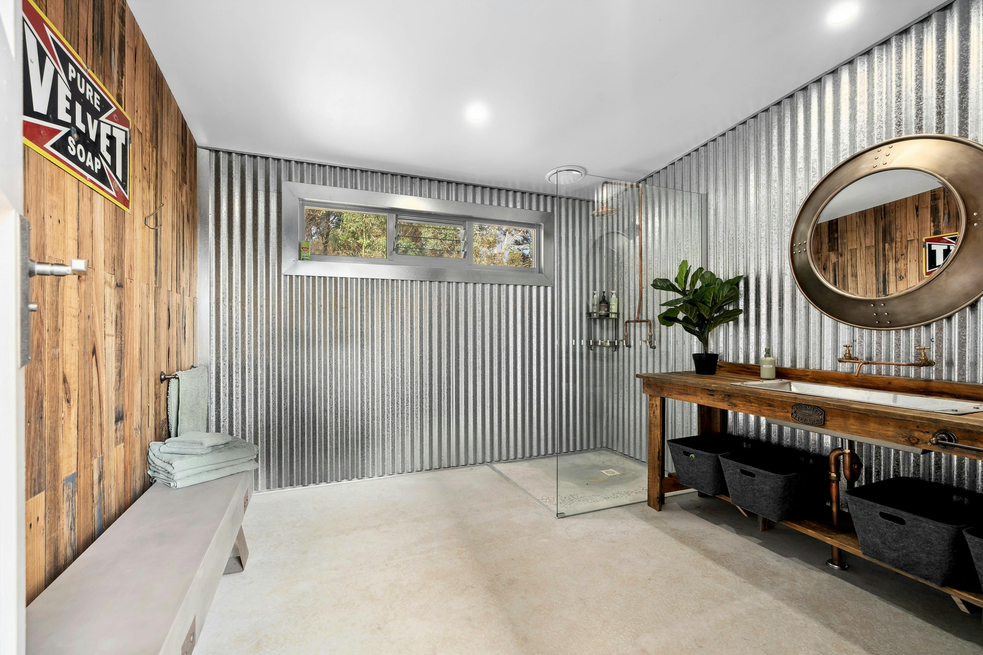 Cattle Yard Camp Bathroom