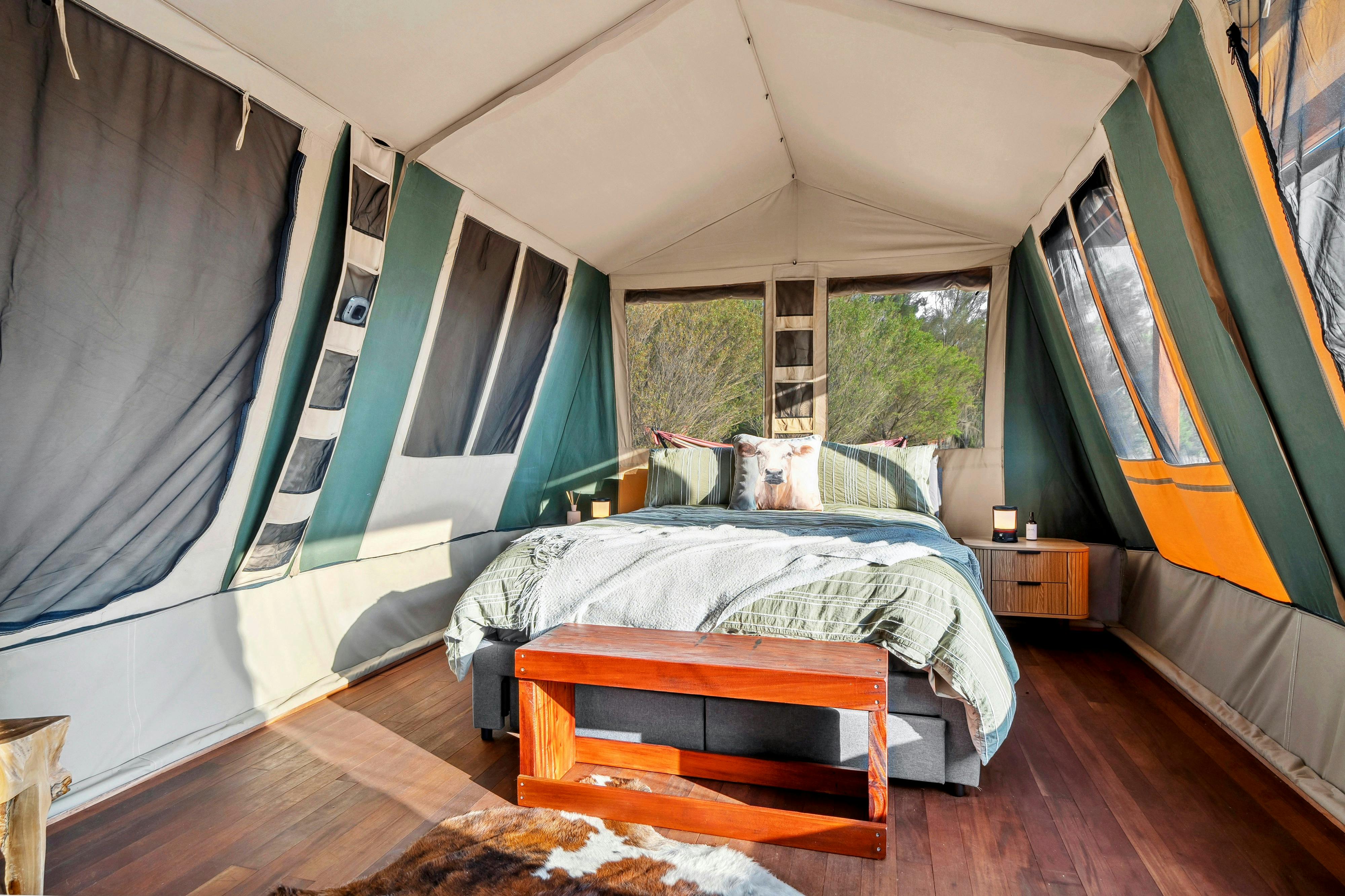 Cattle Yard Camp Bedroom