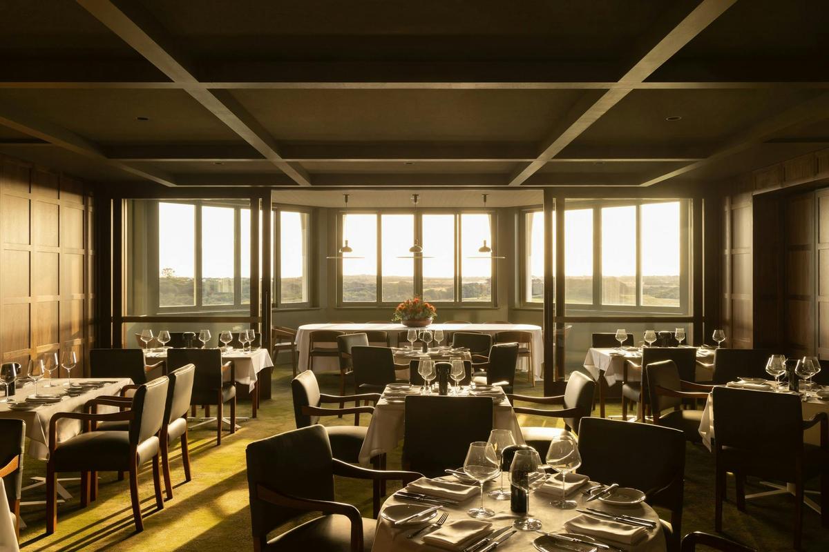 The Western Dining Room inside the Clubhouse