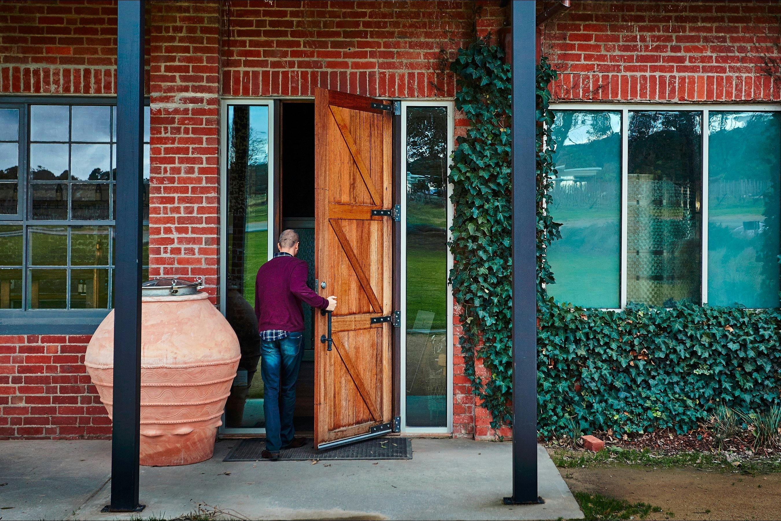The entrance to our cellar door and restaurant