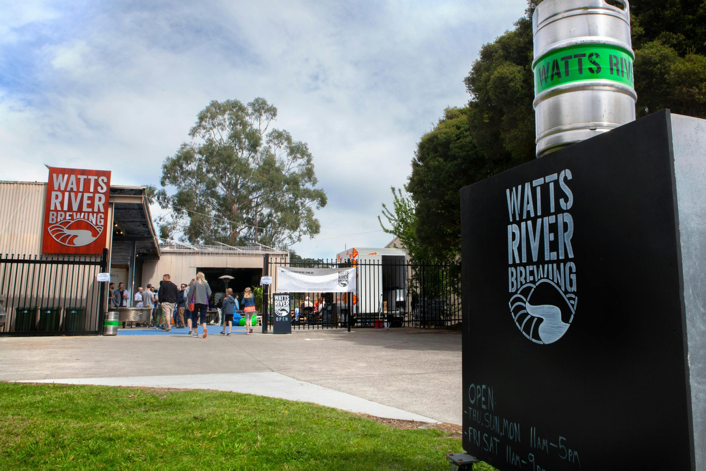 A view of our brewery from the street.
