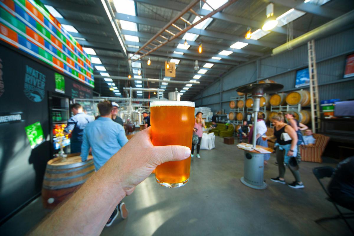 A view of one of our pints in our Cellar Door.